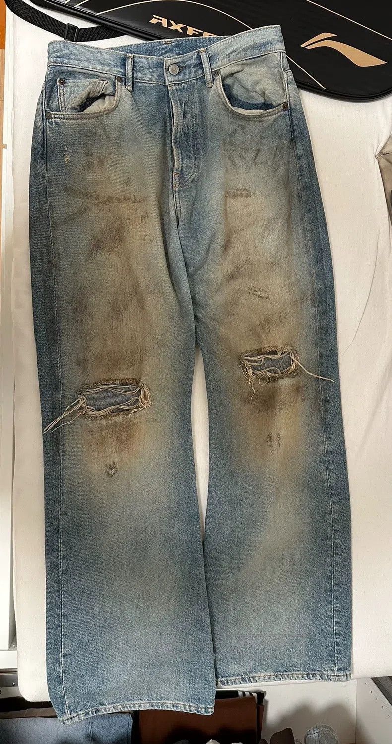 Acne Studios Acne Studios Mud-Dyed Denim Jeans Size US 29 - 1 Thumbnail