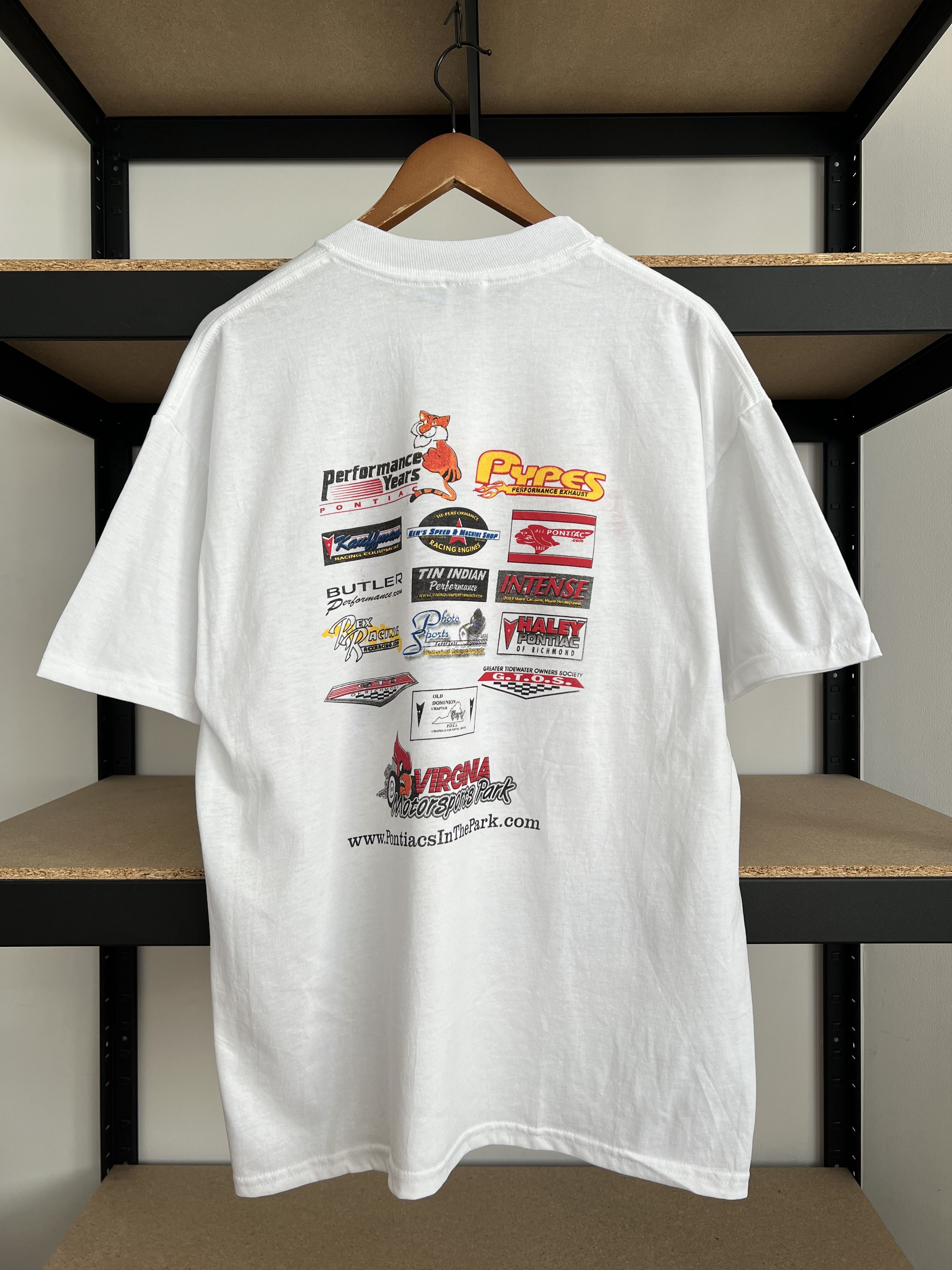 Vintage Vintage 2005 Pontiac Virginia Motorsports Park White T-shirt Size US L / EU 52-54 / 3 - 2 Thumbnail