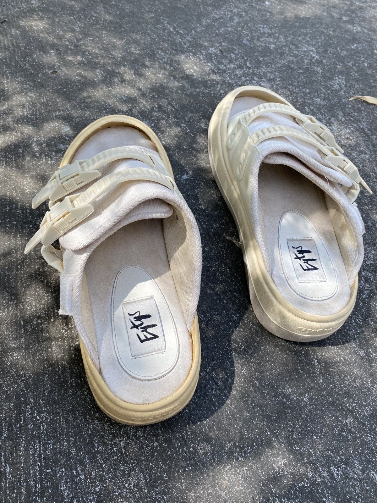 Designer Eytys Tech Strap Slide Sandals Size US 9 / EU 42 - 17 Thumbnail