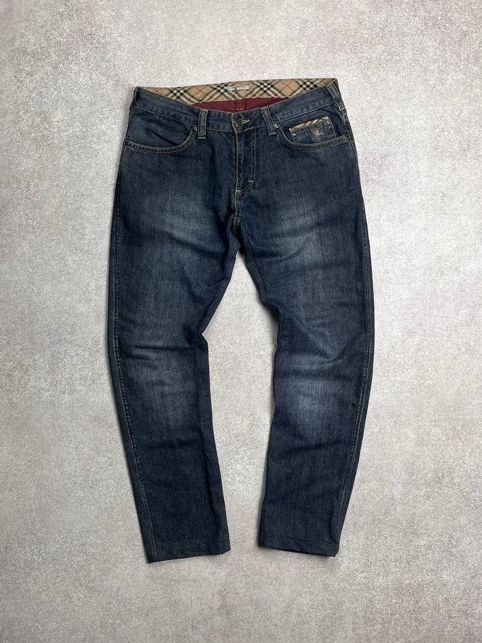 Burberry Vintage Burberry Nova Check Baggy Jeans Y2K 31 Size US 31 - 1 Thumbnail