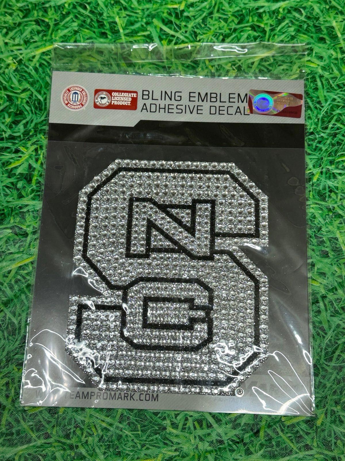 NCAA NC State Wolfpack Logo Auto Emblem [NEW] NFL Decal Sticker Size ONE SIZE - 1 Thumbnail