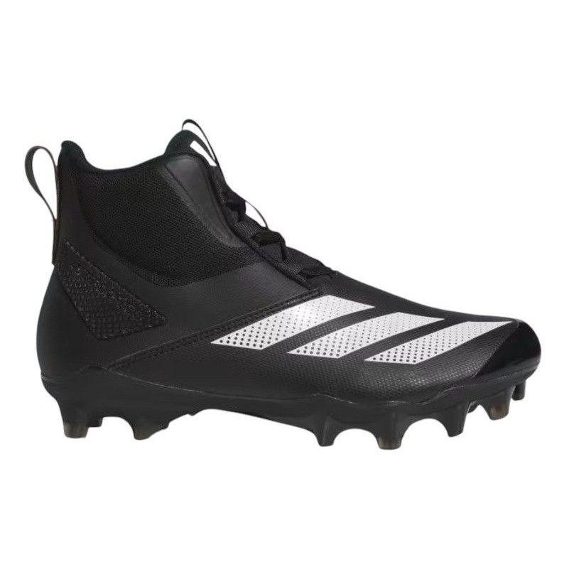 Adidas Adizero Chaos Football Linemen Cleats Core Black/White Shoes Size US 12 / EU 45 - 2 Thumbnail