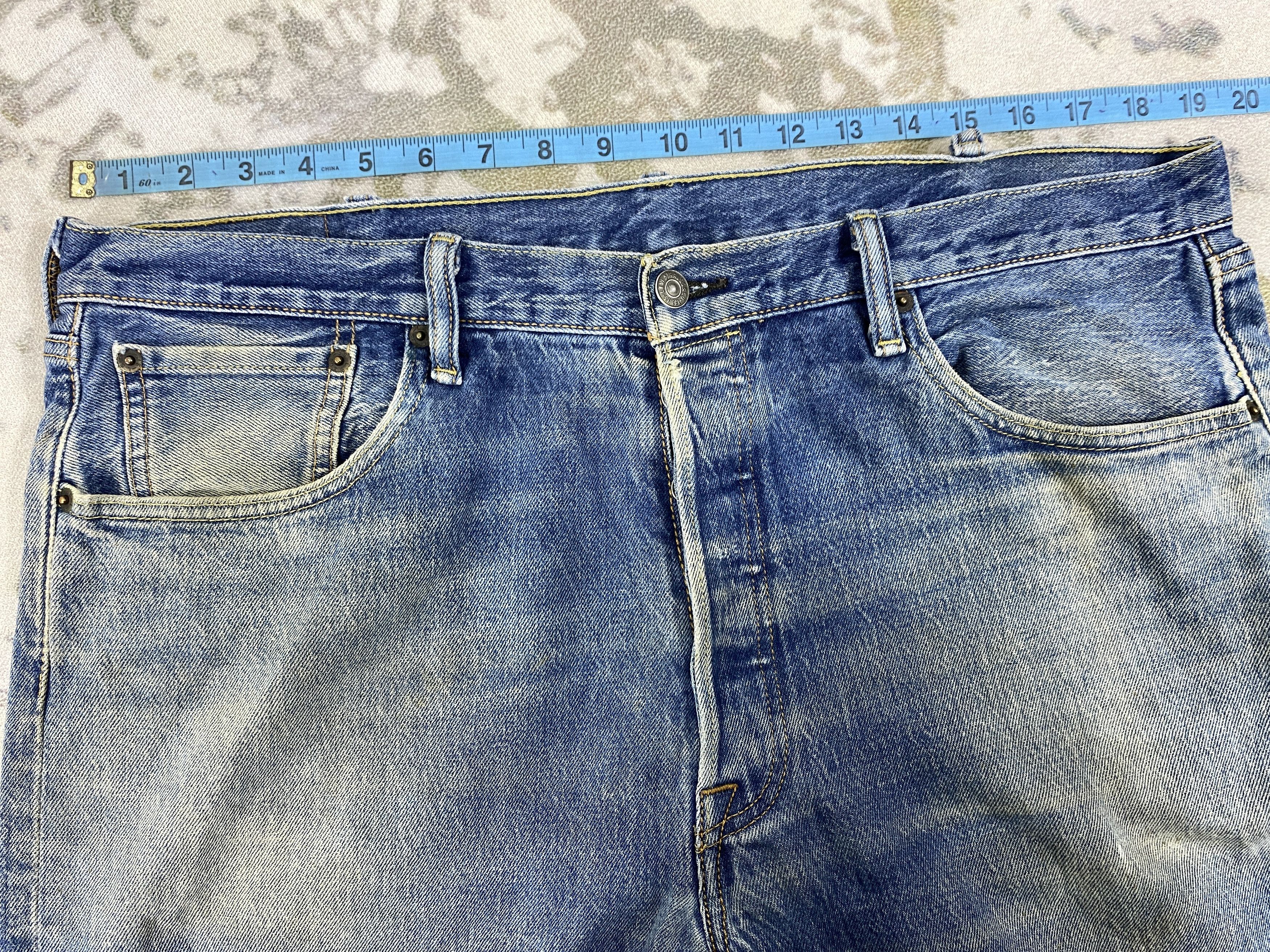 Levi's Dirty Blue Vintage Levi's 501 Jeans 38x32 Denim -JN1589 Size US 38 / EU 54 - 5 Thumbnail