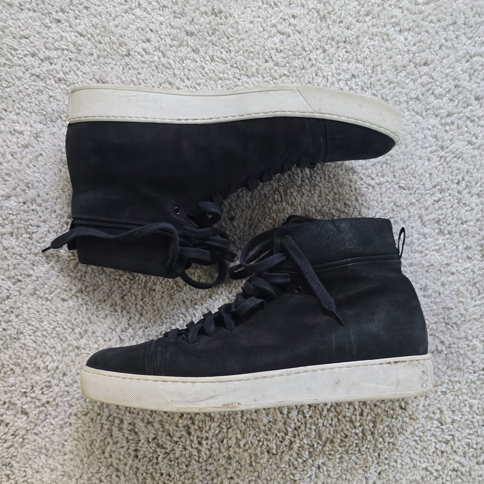 John Elliott John Elliot Mens Designer Suede Leather Shoes Italy 46 12 Size US 12 / EU 45 - 2 Thumbnail