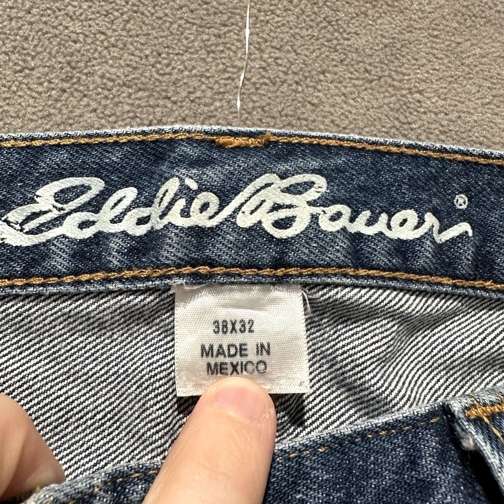 Eddie Bauer Eddie Bauer Jeans Mens 38x32 Straight Fit Blue Denim Stonewash (37x31) GUC Size US 38 / EU 54 - 3 Thumbnail