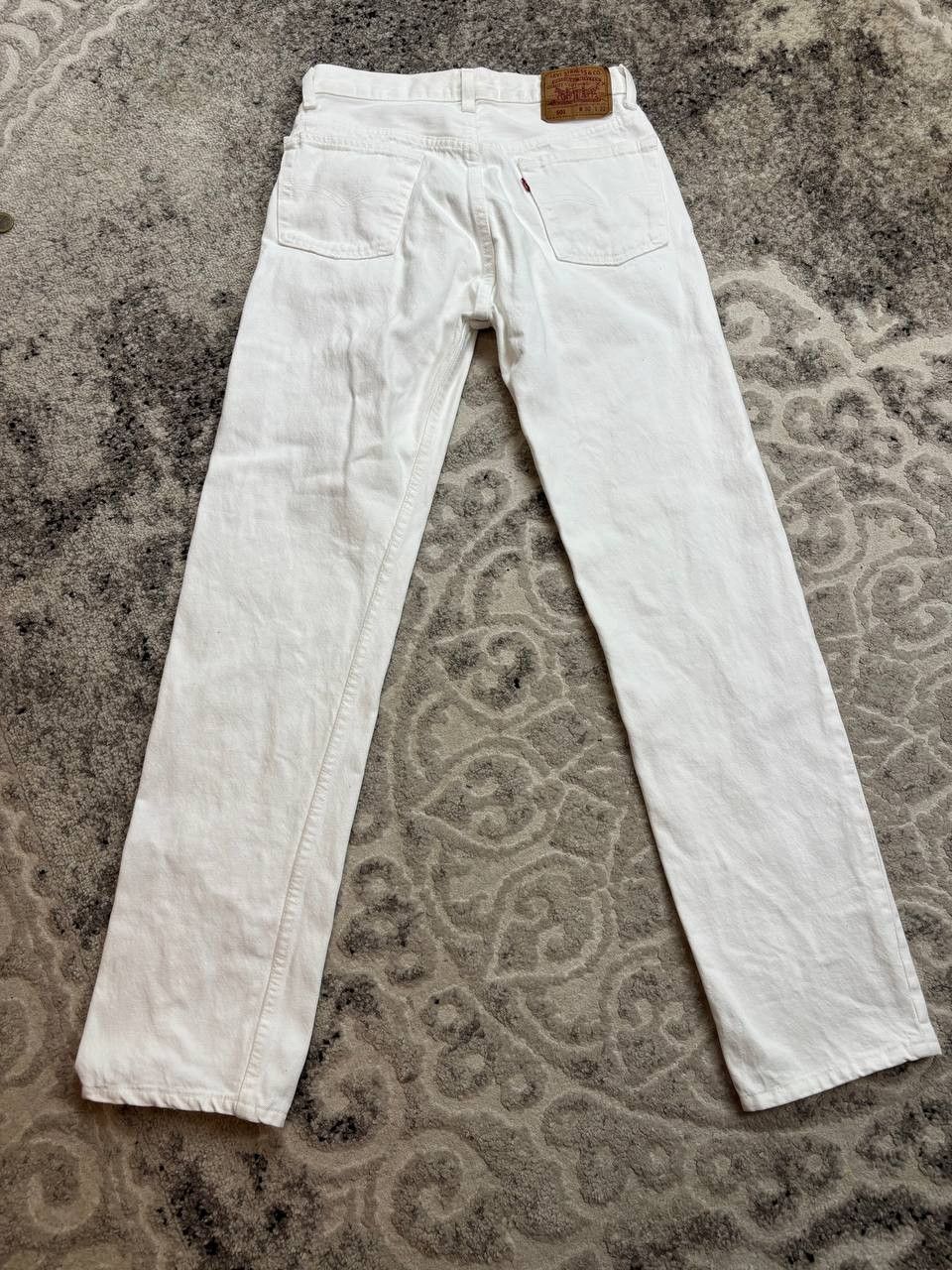 Levi's Vintage Clothing Vintage 1992 Levi's 501 White Jeans Made in USA W30 L32 Size US 30 / EU 46 - 6 Thumbnail