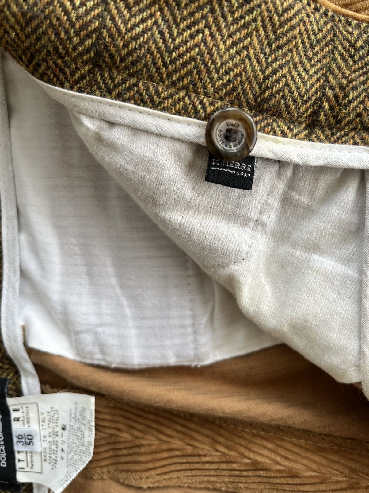 Dolce & Gabbana Dolce & Gabbana - Corduroy Pants Size US 32 / EU 48 - 6 Thumbnail