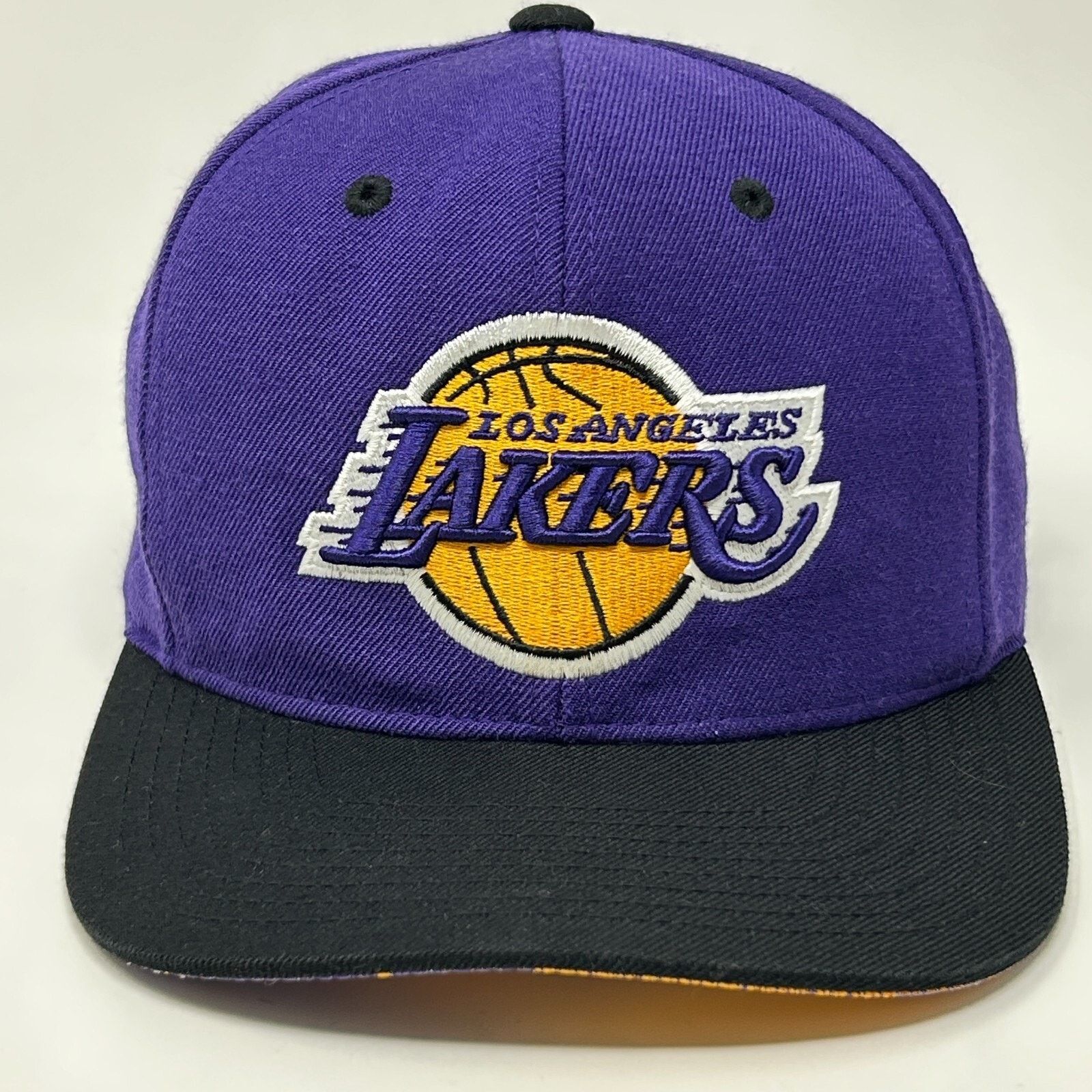 Mitchell & Ness Los Angeles Lakers Hat Baseball Cap Mitchell & Ness Purple Size ONE SIZE - 1 Thumbnail