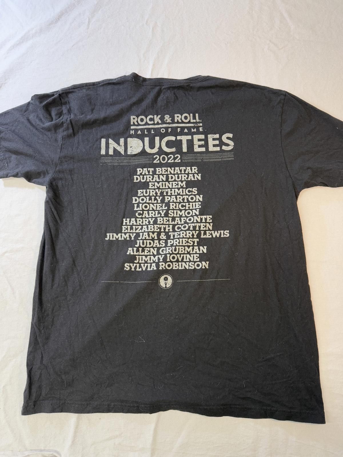 Designer Rock and Roll Hall of Fame T-shirt Induction 2022 Artists M Size US XL / EU 56 / 4 - 2 Thumbnail
