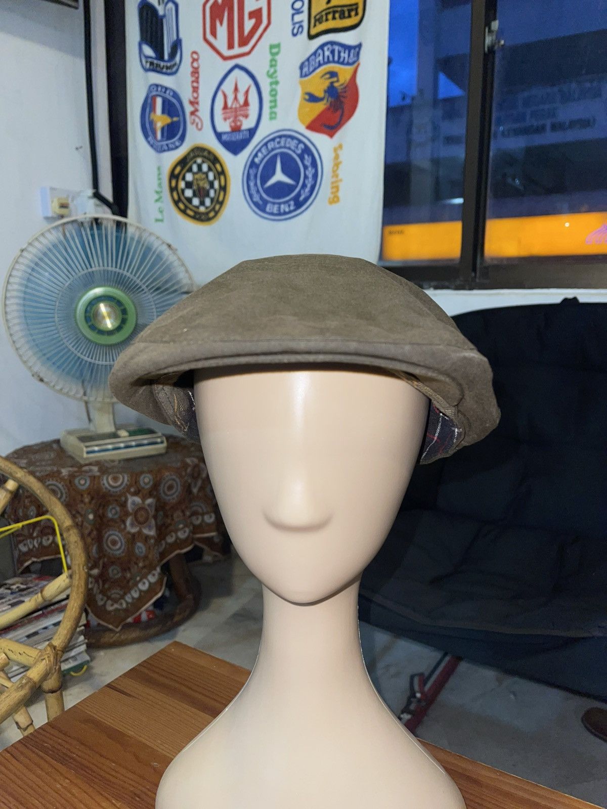 Barbour BARBOUR WAXED NEWSBOY HAT Size ONE SIZE - 1 Thumbnail