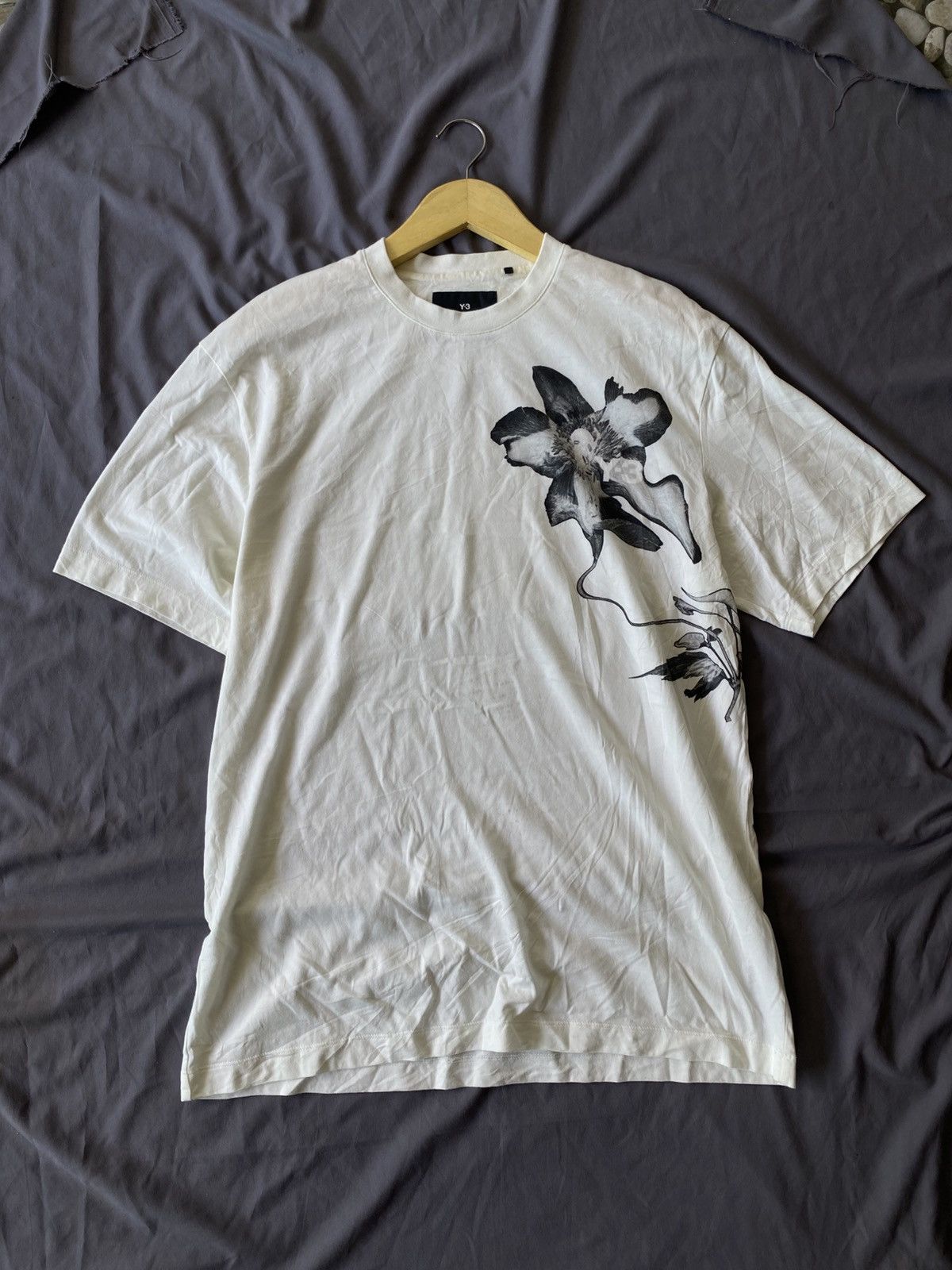 Adidas × Yohji Yamamoto Adidas x Y3 Yohji Yamamoto Graphic tee Size US S / EU 44-46 / 1 - 1 Thumbnail