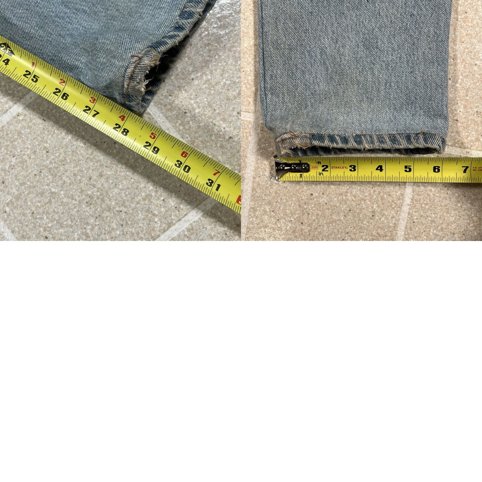 Levi's VTG Levi's 501 Jeans Mens Light Blue Denim Straight Button Fly USA 28x28 Jeans Mens Size US 28 / EU 44 - 8 Thumbnail