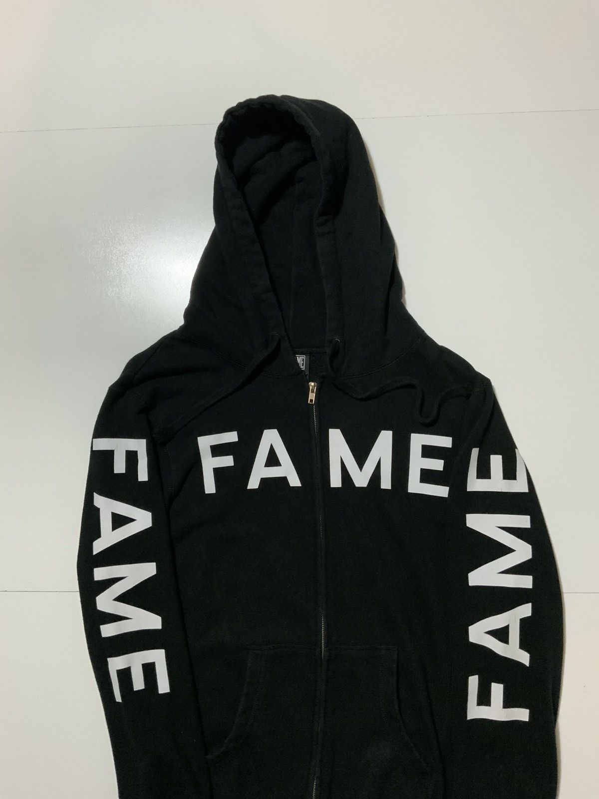 Hall Of Fame Hall Of Fame Brand Graphic Black Gusset Zip Fleece Hoodie Size US M / EU 48-50 / 2 - 3 Thumbnail