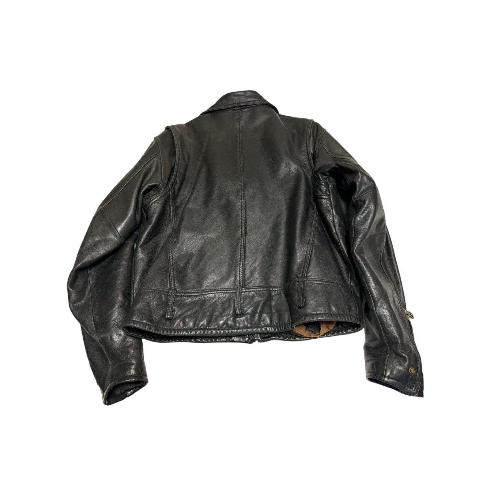 Harley Davidson Vintage Harley Davidson Men’s Stitched Flame Leather Jacket Size US L / EU 52-54 / 3 - 11 Thumbnail