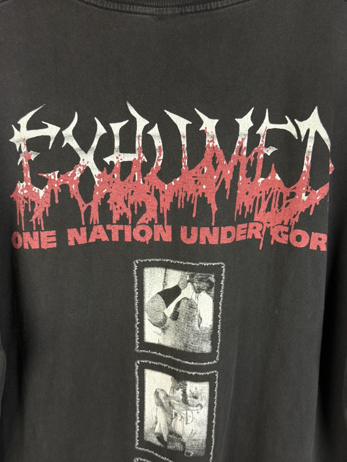 Band Tees Vintage Exhumed Slaughtercult 2000 Death Metal Band T-Shirt Size US XL / EU 56 / 4 - 9 Thumbnail