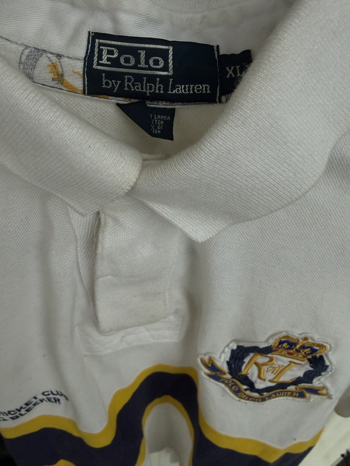 Polo Ralph Lauren RalphLauren R.L. CricketClub RugbyShirt XL 381 Bleeker Crest Size US XL / EU 56 / 4 - 2 Thumbnail