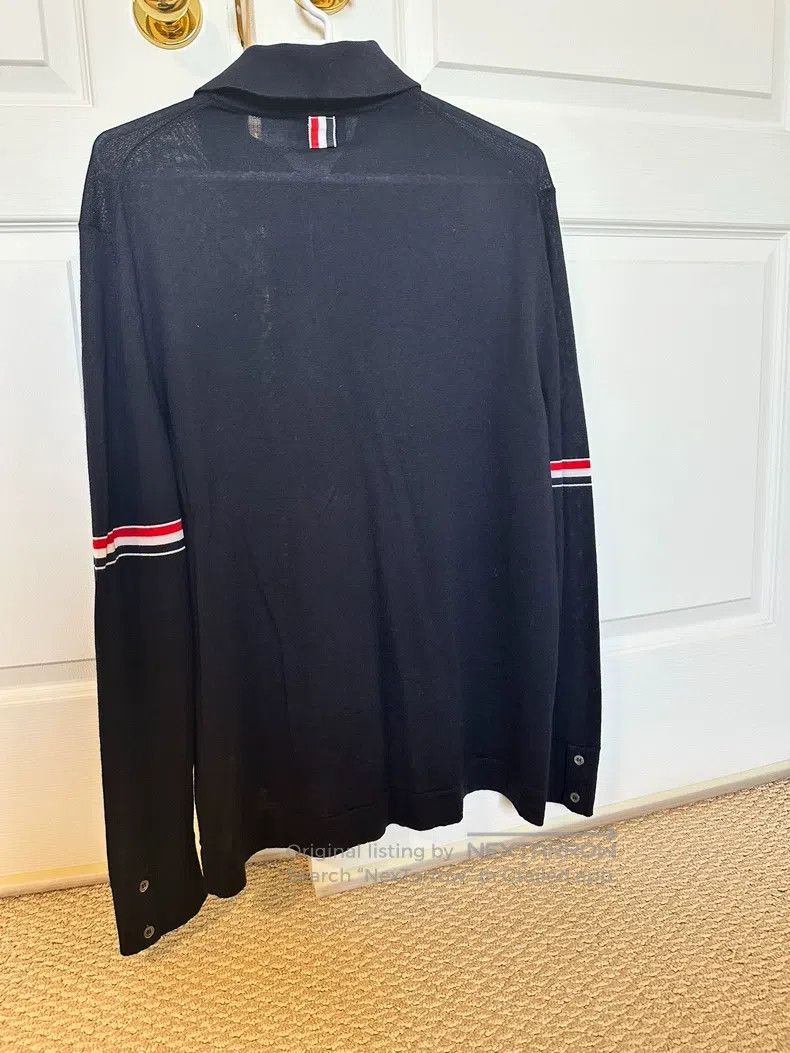 Thom Browne Thom Browne Woolen striped sweater Size US XL / EU 56 / 4 - 2 Thumbnail