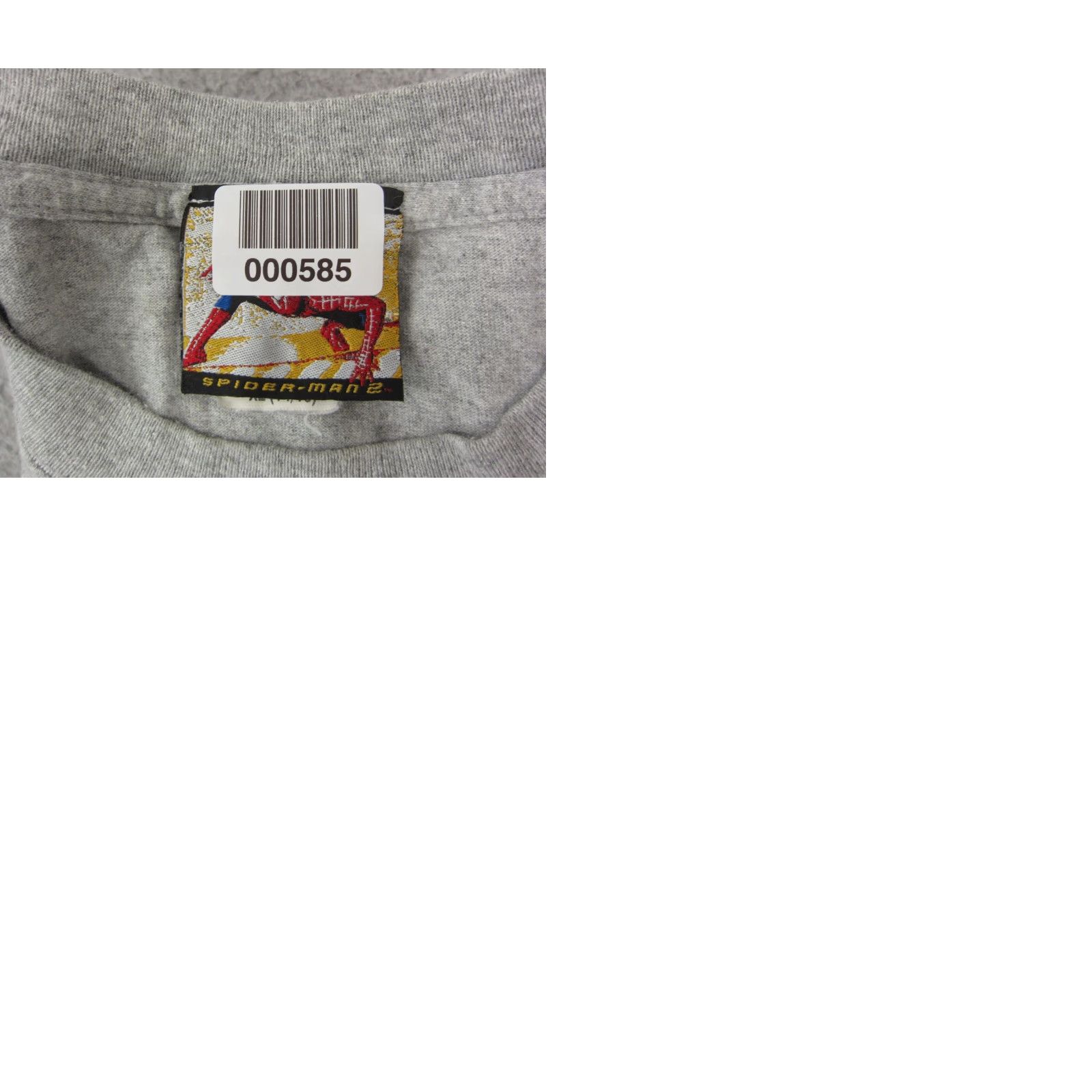 Vintage Spiderman Vintage Shirt Mens XL Gray 90s Menace to Mankind Spider-Man Pullover Crew Neck Knit Sweatshirt Size US XL / EU 56 / 4 - 10 Thumbnail