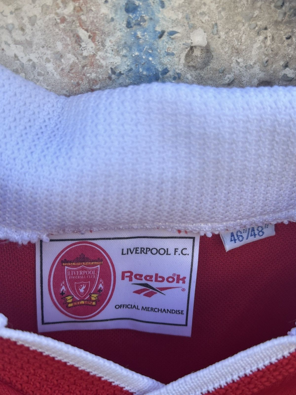 Reebok VINTAGE LIVERPOOL 1996 FOOTBALL SOCCER JERSEY REEBOK 46-48" Size US XXL / EU 58 / 5 - 9 Thumbnail