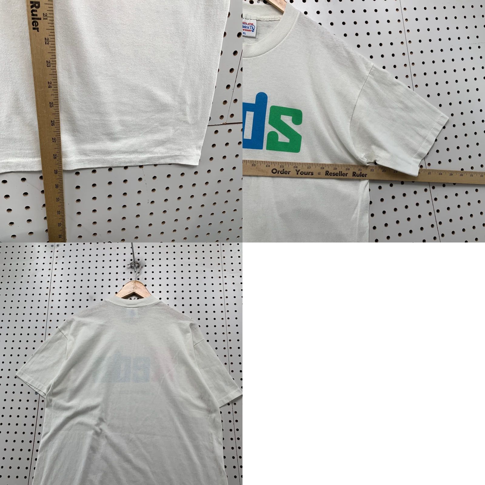Keds VINTAGE Keds T Shirt Mens XL White Single Stitch 80s The Feel Good Made USA Size US XL / EU 56 / 4 - 8 Thumbnail