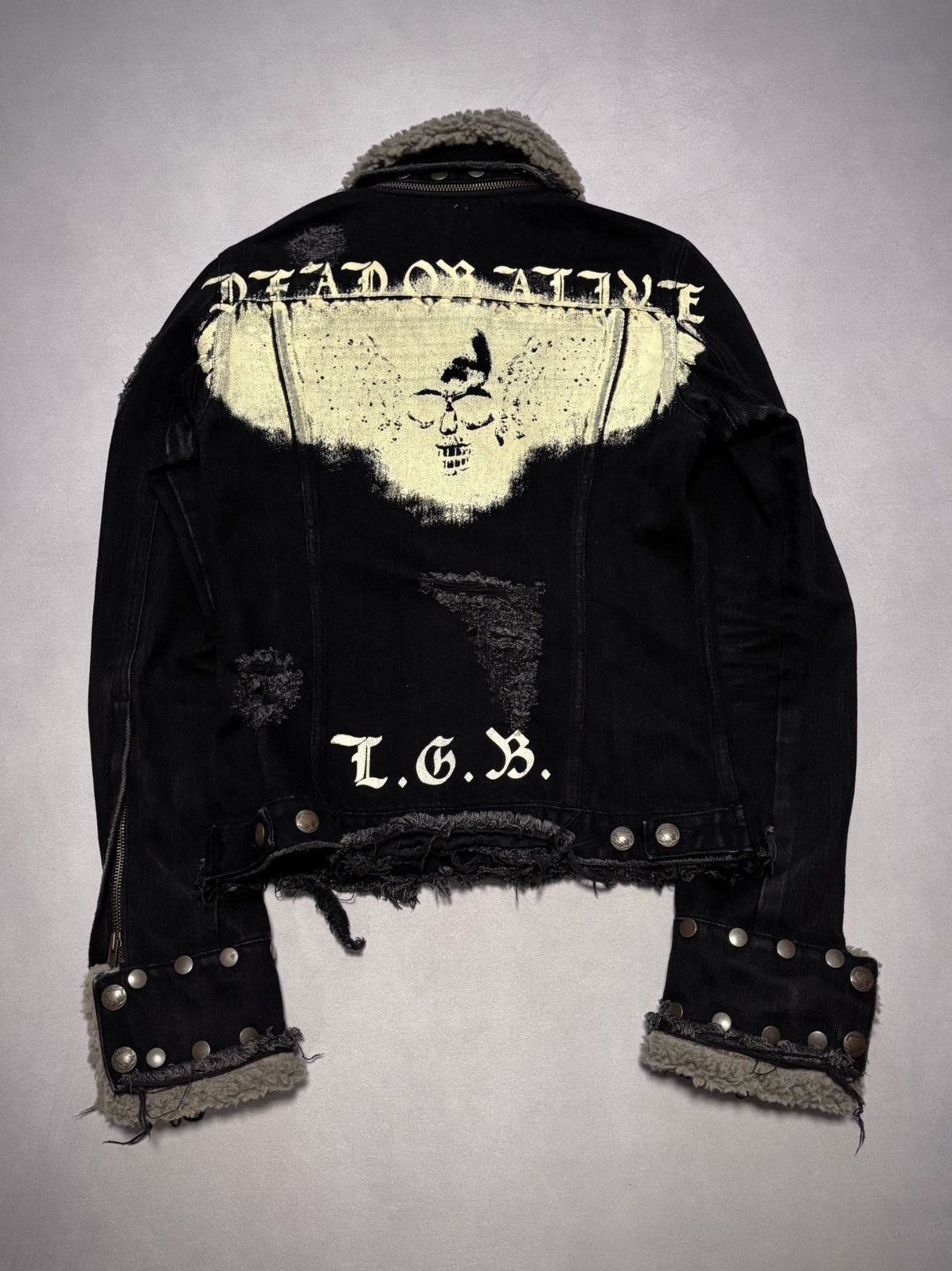 Le Grande Bleu (L.G.B.) L.G.B “Dead or Alive” Denim Jacket Size US XS / EU 42 / 0 - 5 Thumbnail