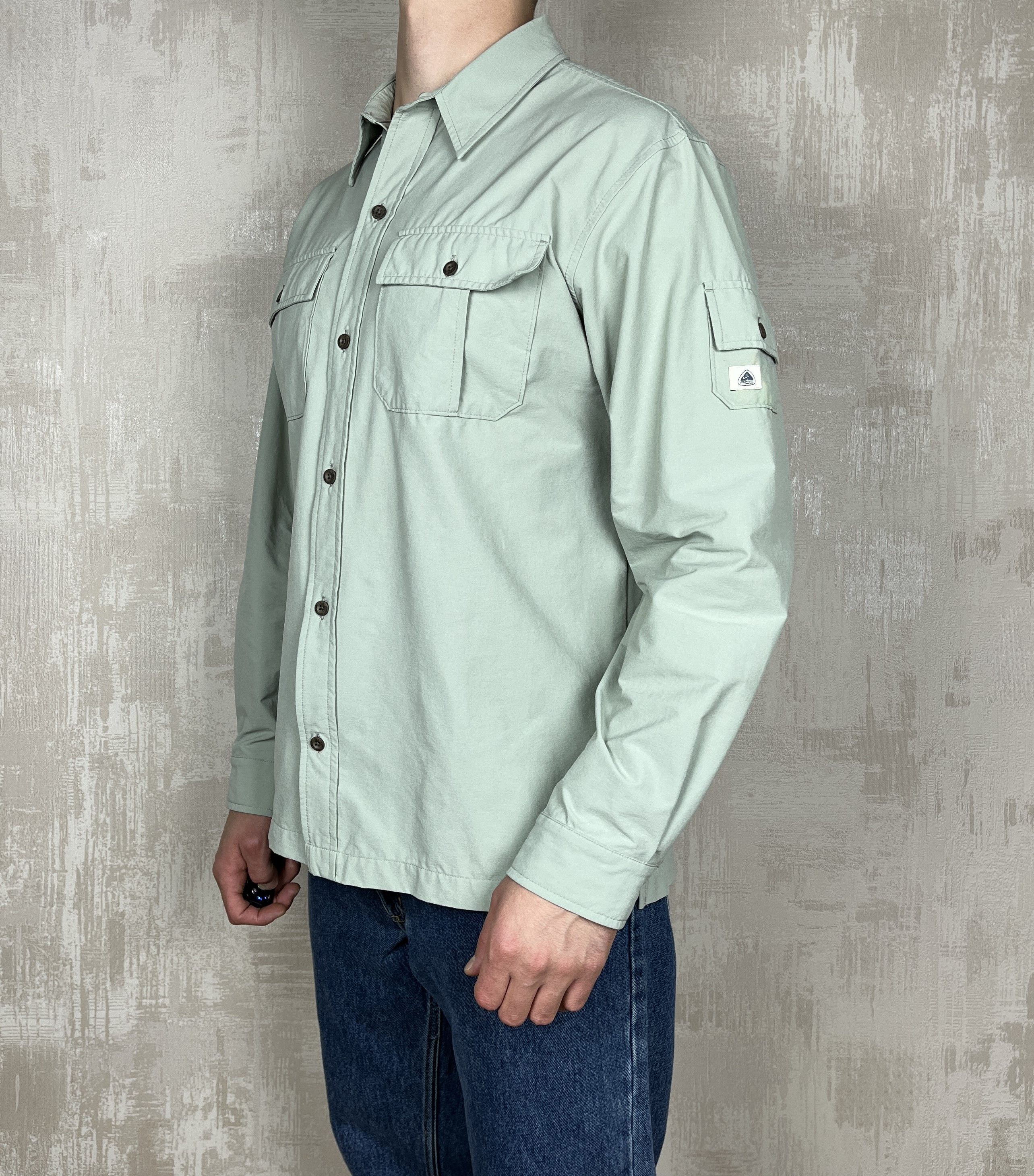 Nike Nike ACG Dri-Fit Vintage Trekking Nylon Shirt Pockets Size US M / EU 48-50 / 2 - 13 Thumbnail