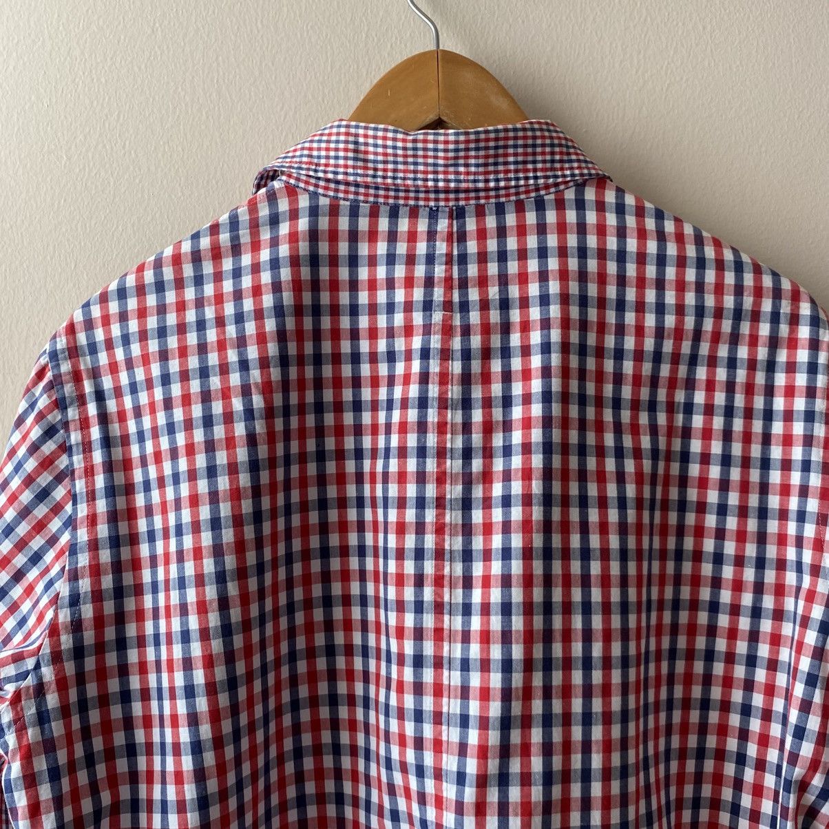 Frapbois FRAPBOIS Red Blue Gingham Check Shirt Size XS / US 0-2 / IT 36-38 - 17 Thumbnail