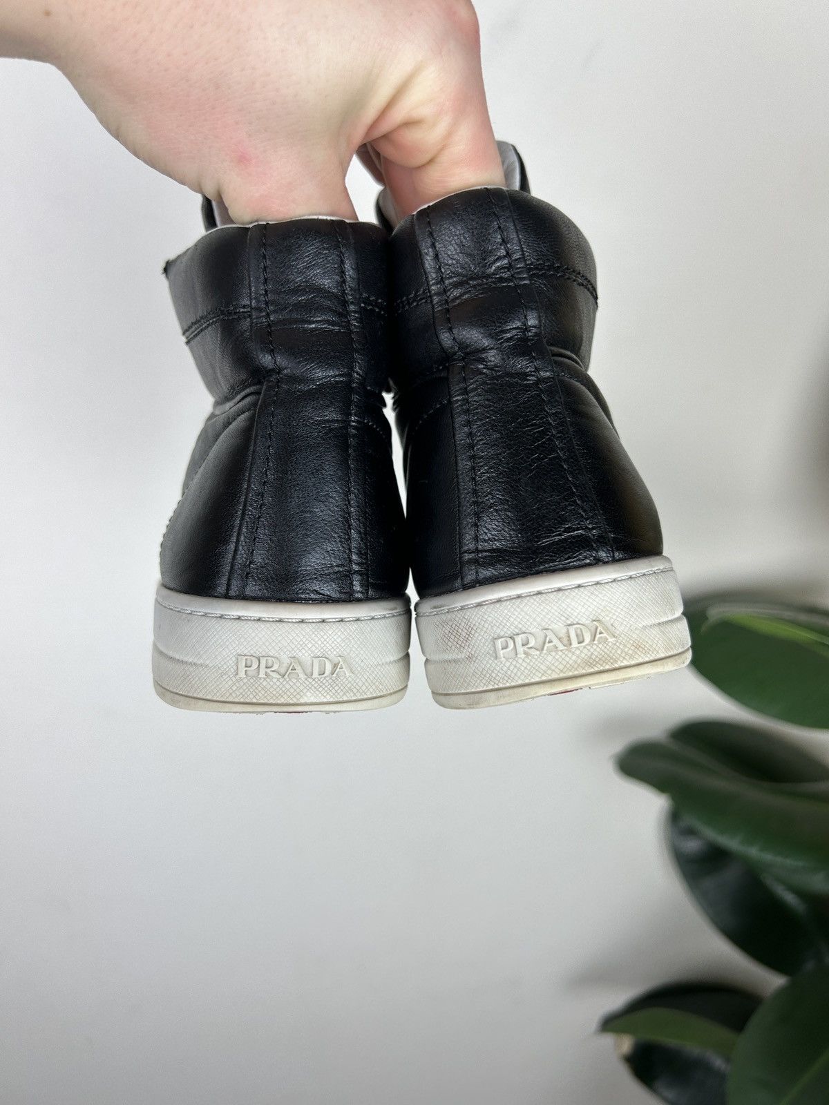 Prada × Vintage Prada vintage red stripe leather shoes Size US 7 / IT 37 - 7 Thumbnail