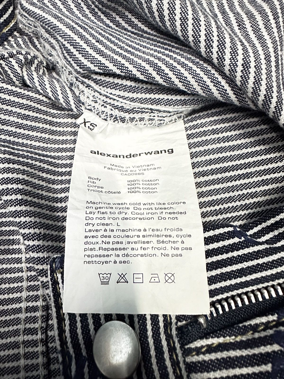 If Six Was Nine 💥Alexander Wang💥Crazy Design AlexAnder Wang Full Design 💥✨ Size US 30 / EU 46 - 6 Thumbnail