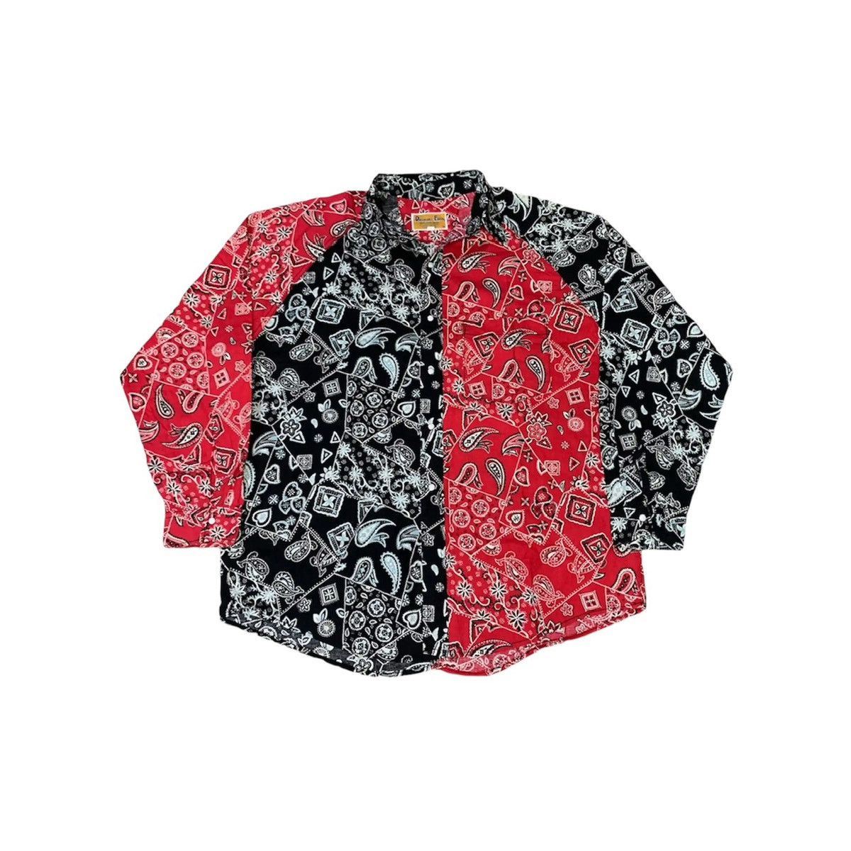 image of Beauty Beast x Hysteric Glamour Vintage Dagmont Farm Paisley Bandana Shirt in Paisley Bandana Print