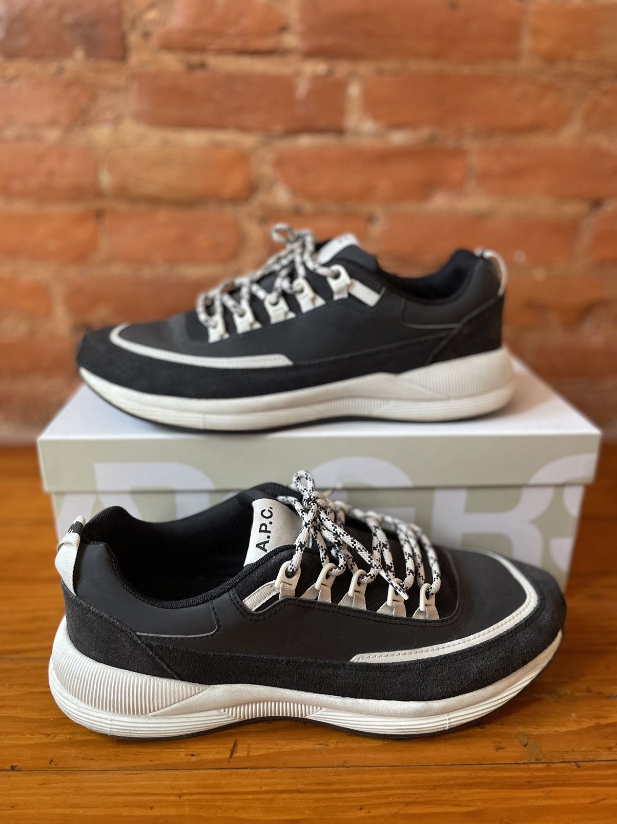 A.P.C. A.P.C. Anthracite Jay Sneakers size 46 Size US 13 / EU 46 - 8 Thumbnail