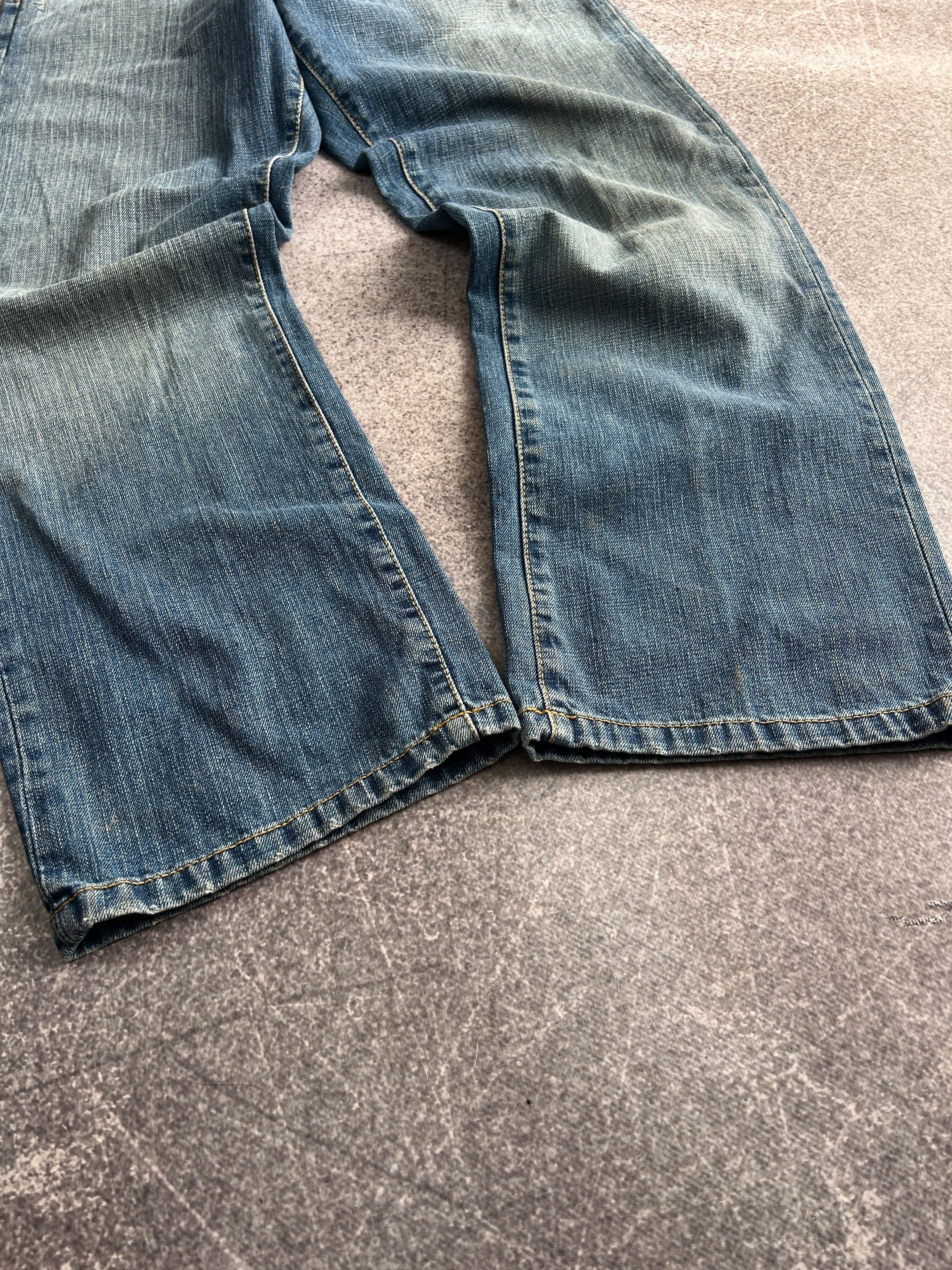 Japanese Brand VTG Balenciaga Rick Owens Style Cargo Jeans 90s Y2K Size US 30 / EU 46 - 6 Thumbnail