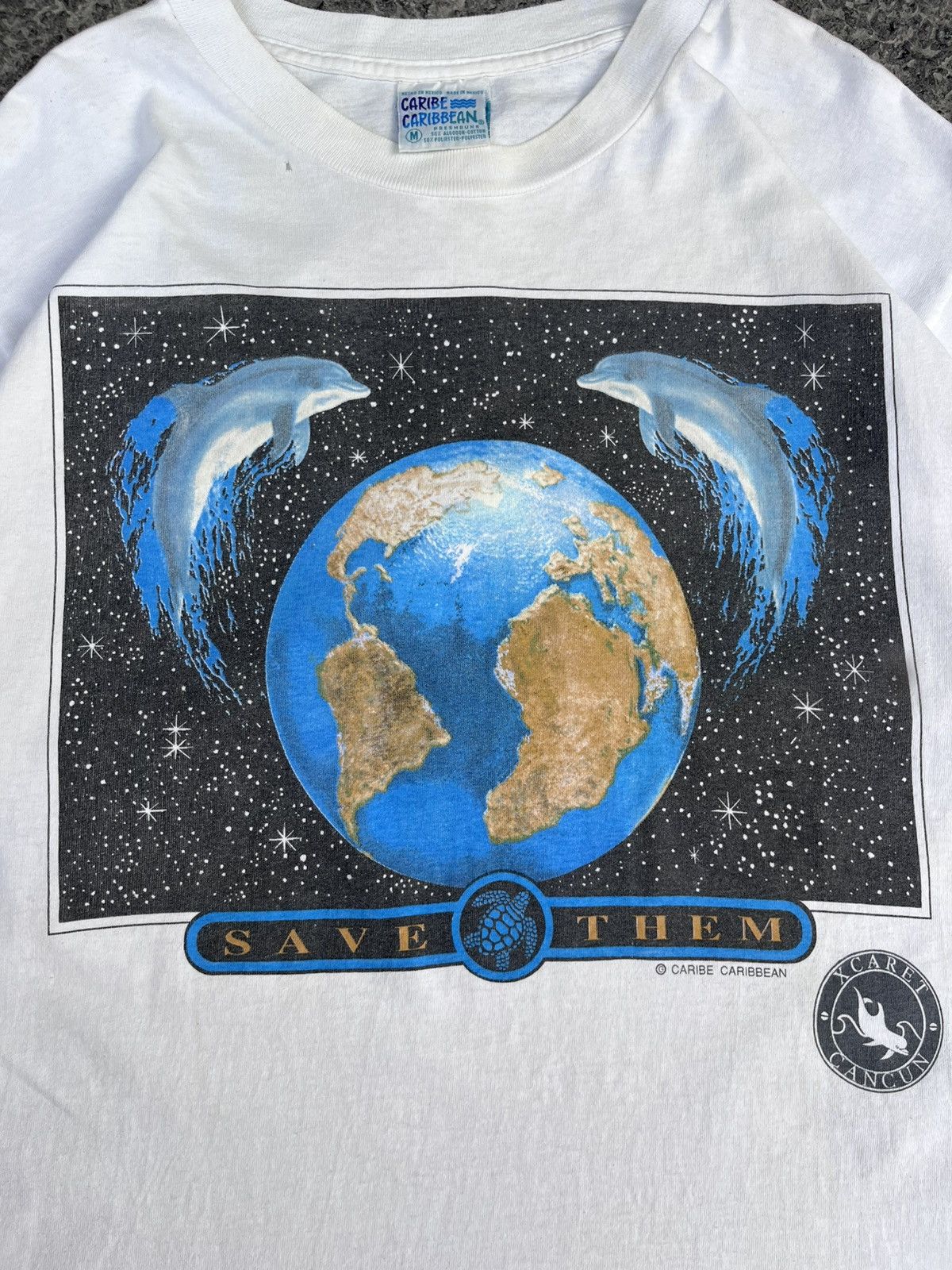 Vintage VINTAGE 90S XCARET CANCÚN TEE Size US M / EU 48-50 / 2 - 3 Thumbnail