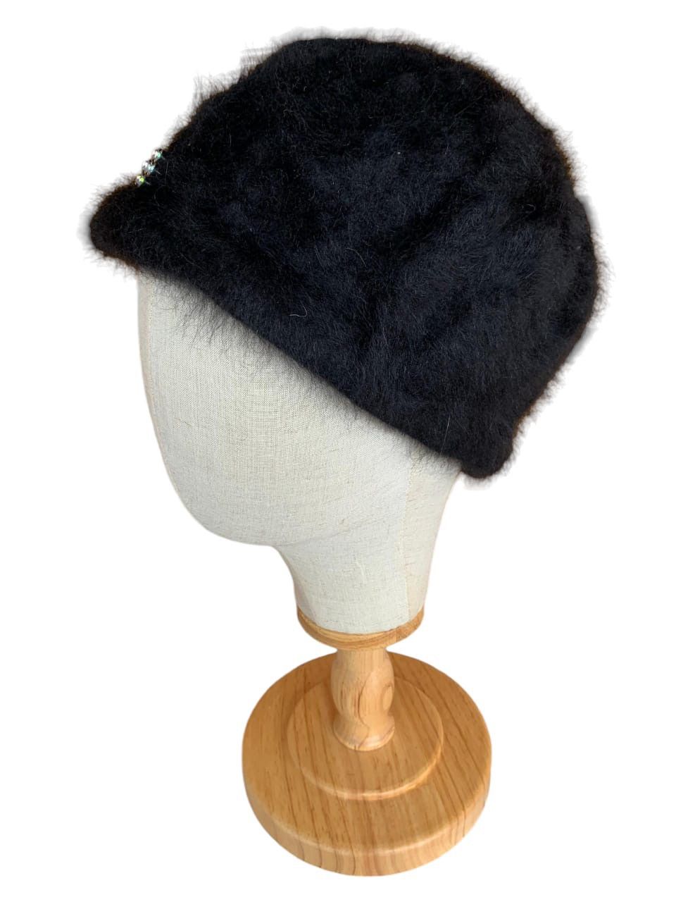 Japanese Brand Rhinestone mohair beanie Size ONE SIZE - 6 Thumbnail