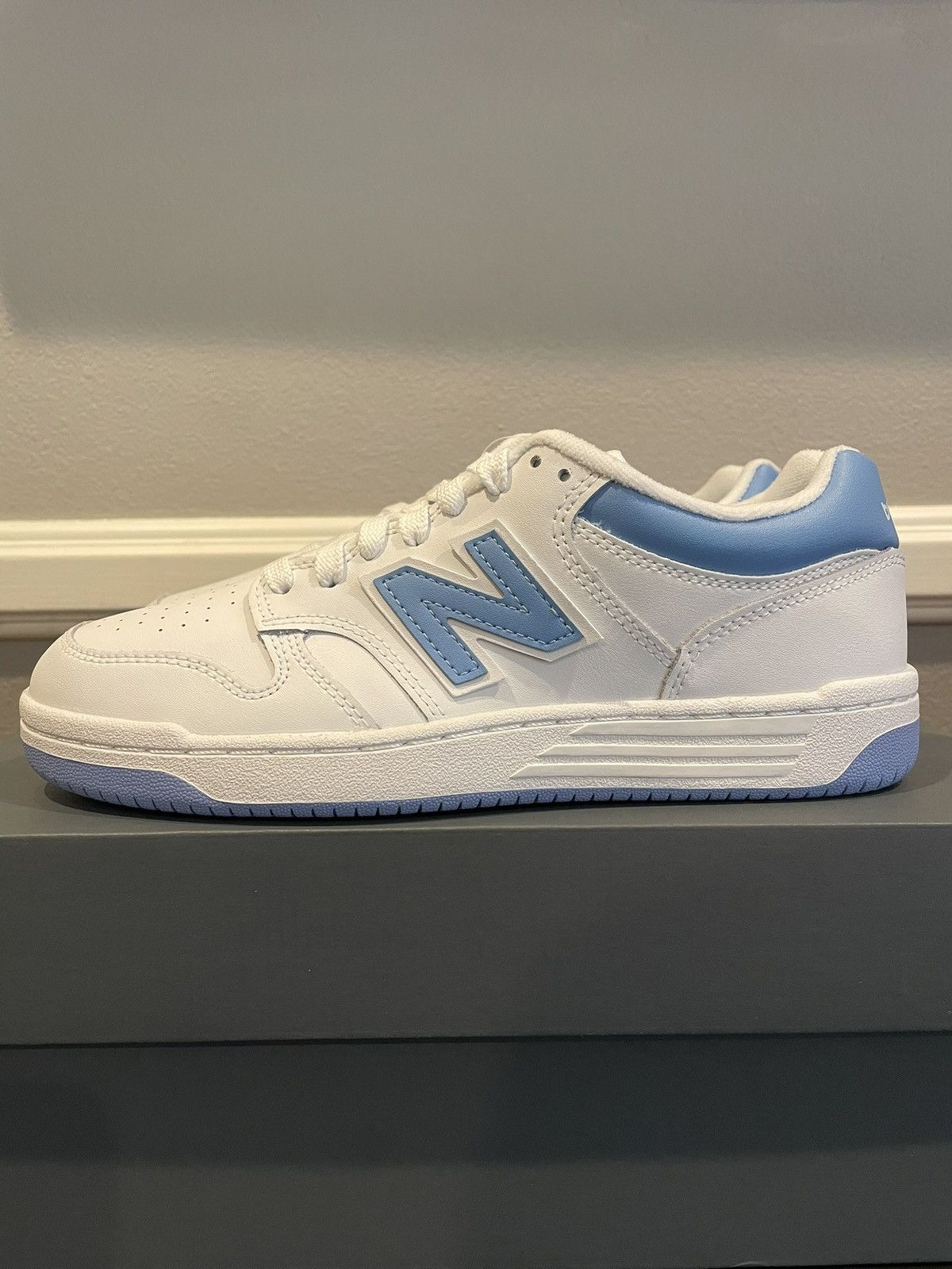 New Balance New Balance 480 UNC White Size 6.5 Men’s / 8 Women’s Size US 8 / IT 38 - 1 Thumbnail