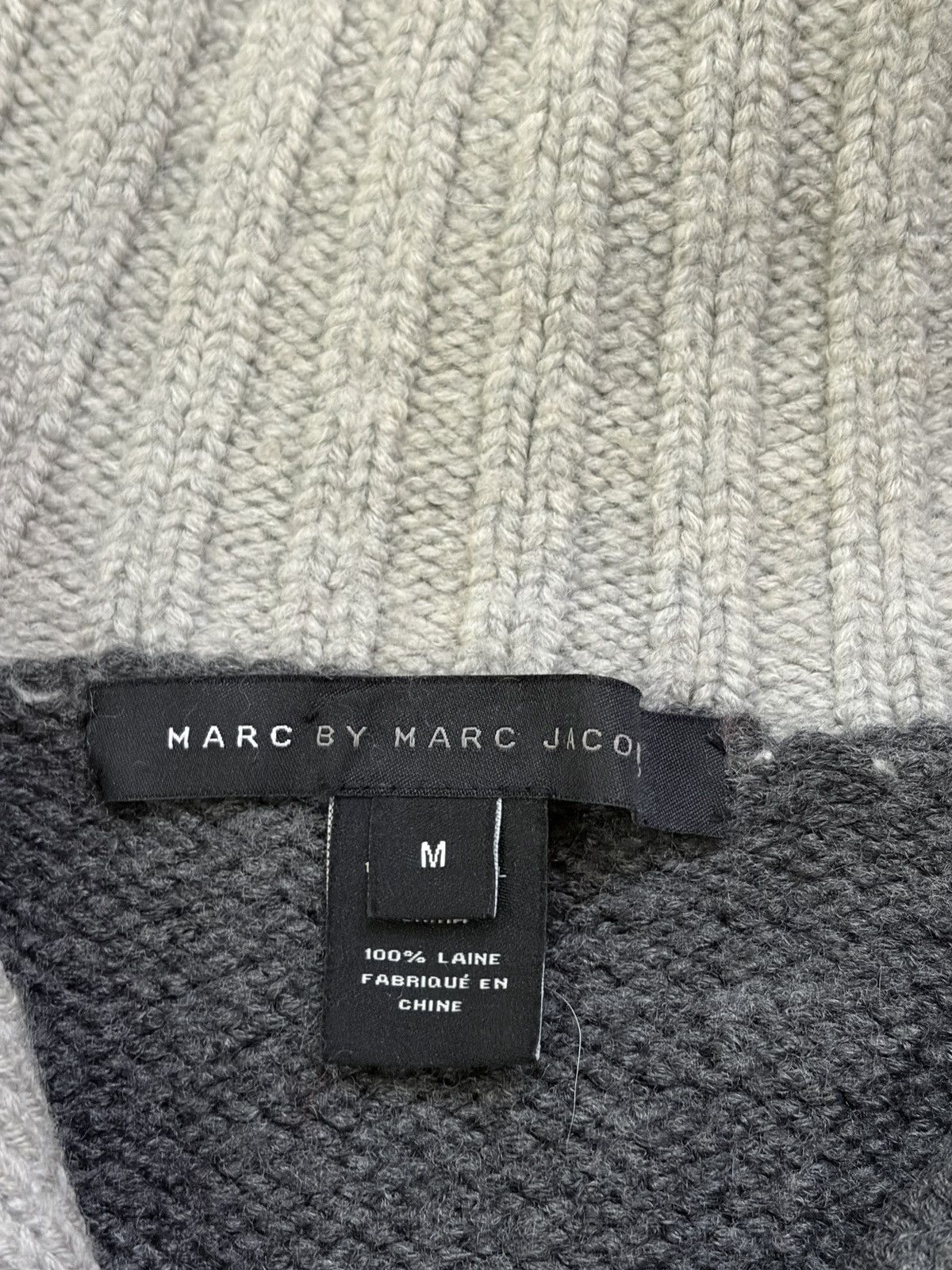 Marc by Marc Jacobs Marc Jacobs Fair Isle Wool Cardigan Grey M Size US M / EU 48-50 / 2 - 3 Thumbnail