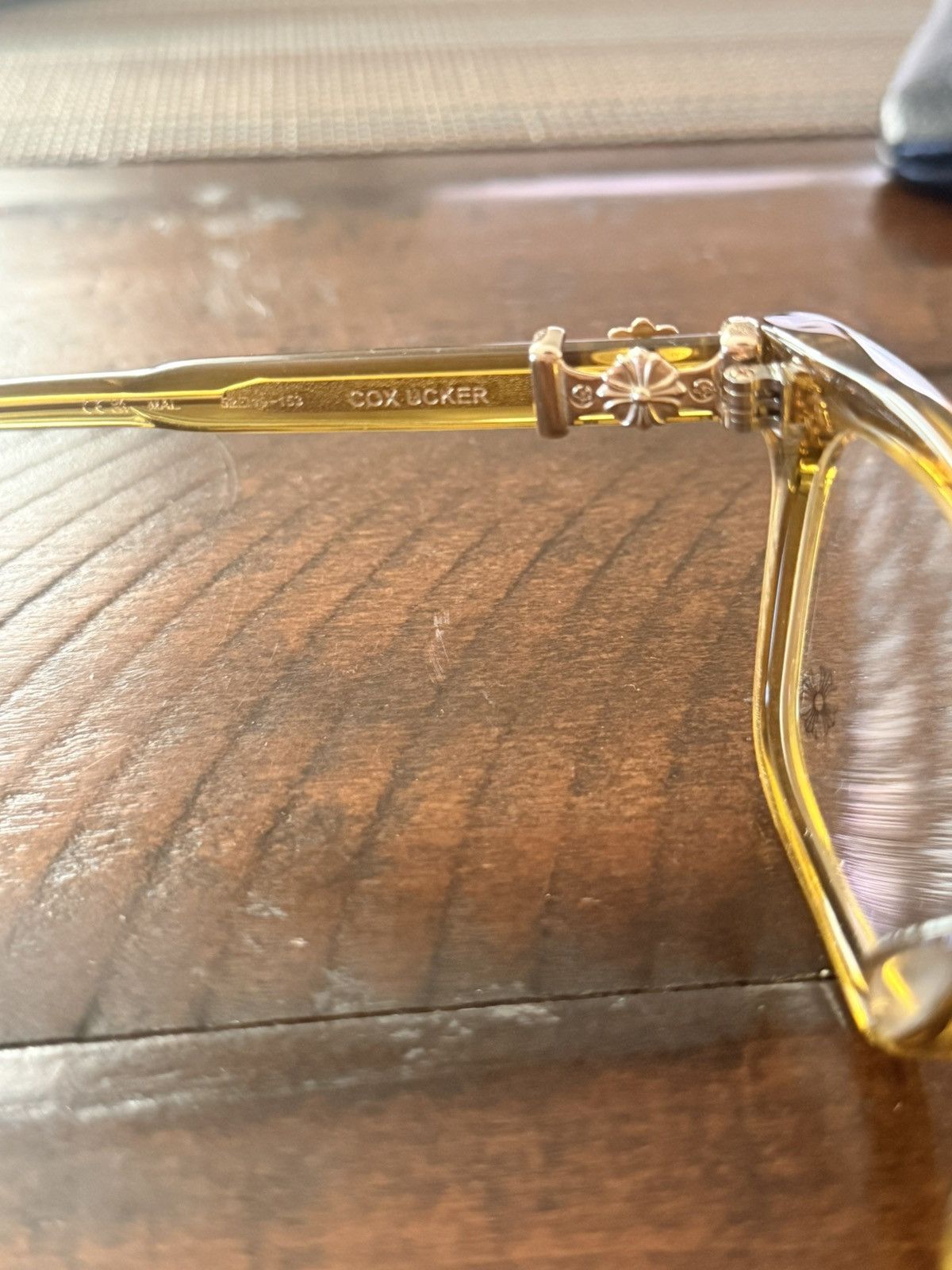 Chrome Hearts Chrome Hearts ‘Cox Ucker” Gold Frames Size ONE SIZE - 6 Thumbnail