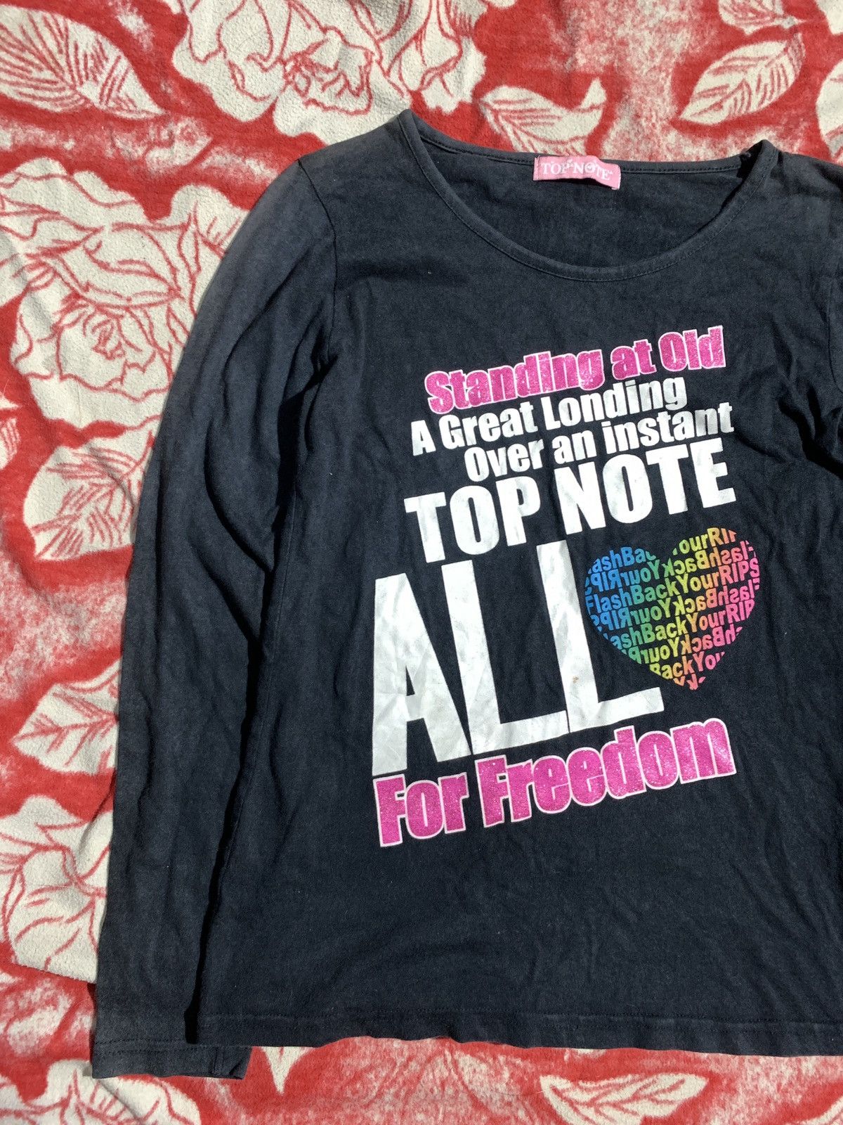 Beauty Beast × If Six Was Nine × Japanese Brand long sleeve t-shirt top note all for freedom if six style Size US S / EU 44-46 / 1 - 3 Thumbnail