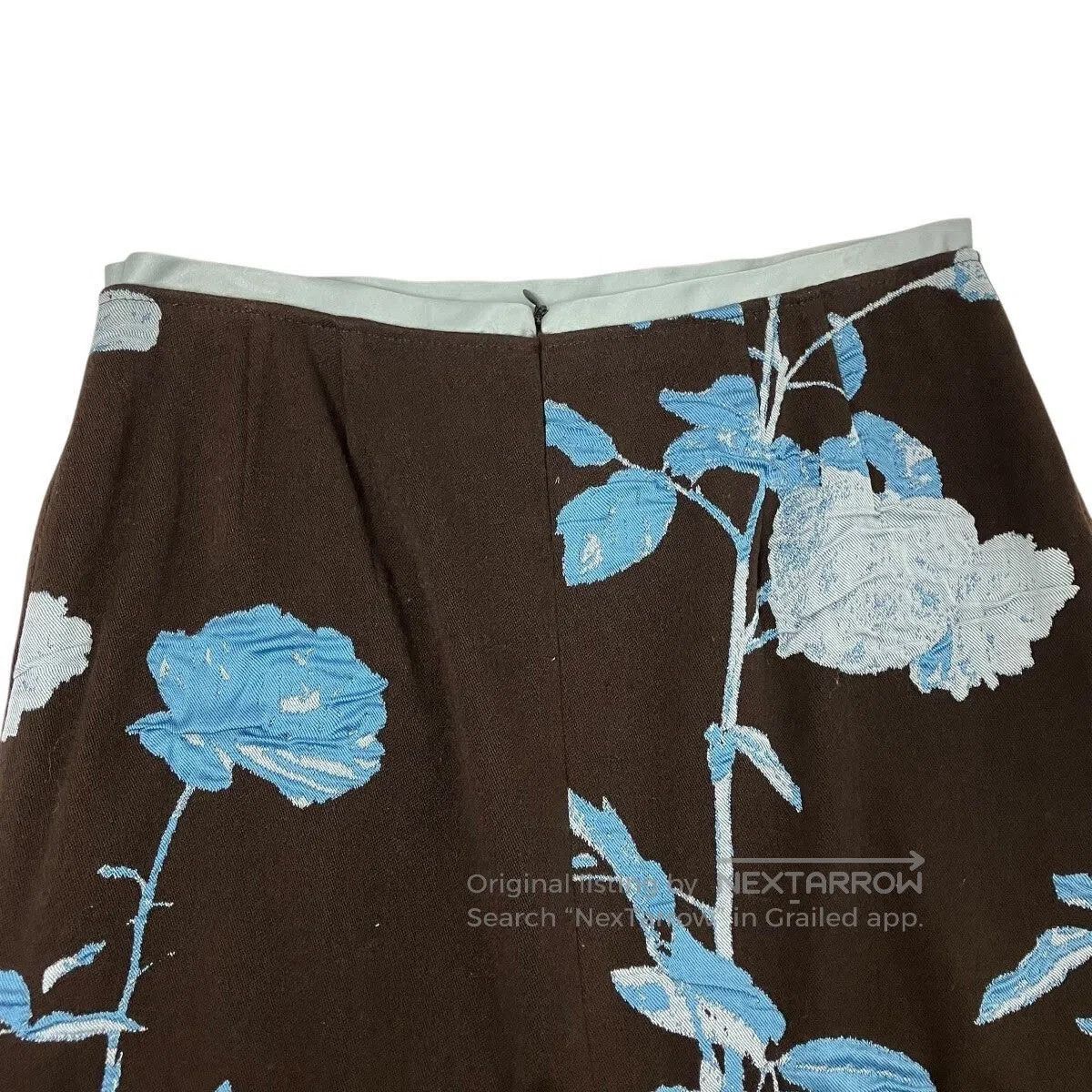 Dries Van Noten Dries van Noten Jacquard Embroidered Skirt. Size 35" - 5 Thumbnail