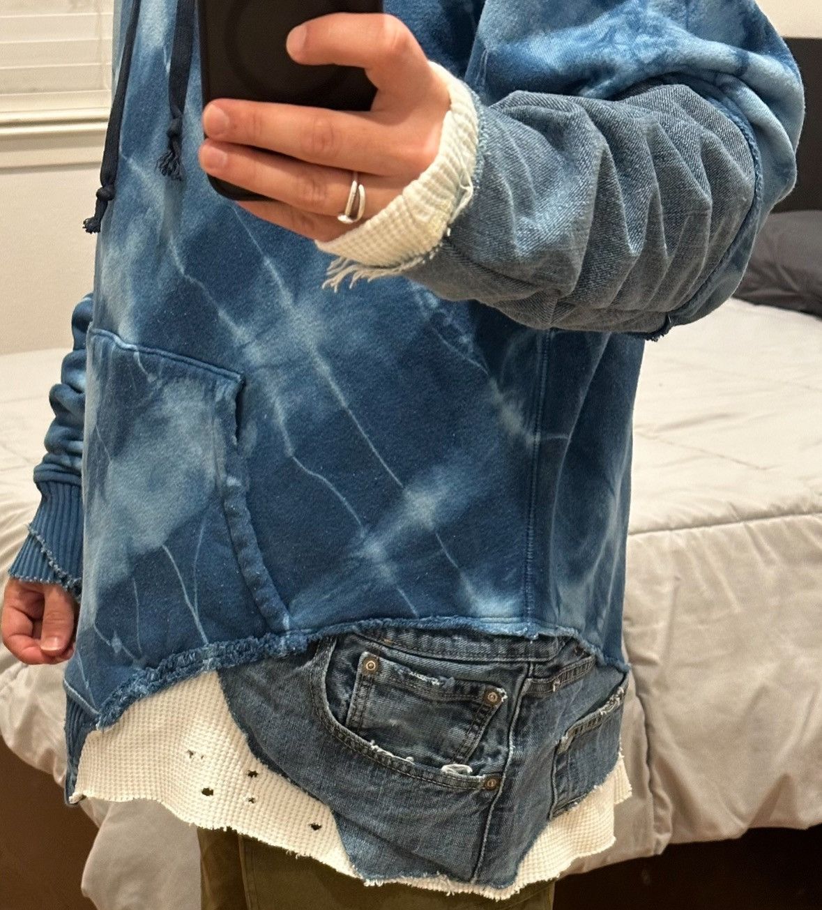 Greg Lauren Greg Lauren tie-dye pattern cotton hoodie Size US L / EU 52-54 / 3 - 4 Thumbnail