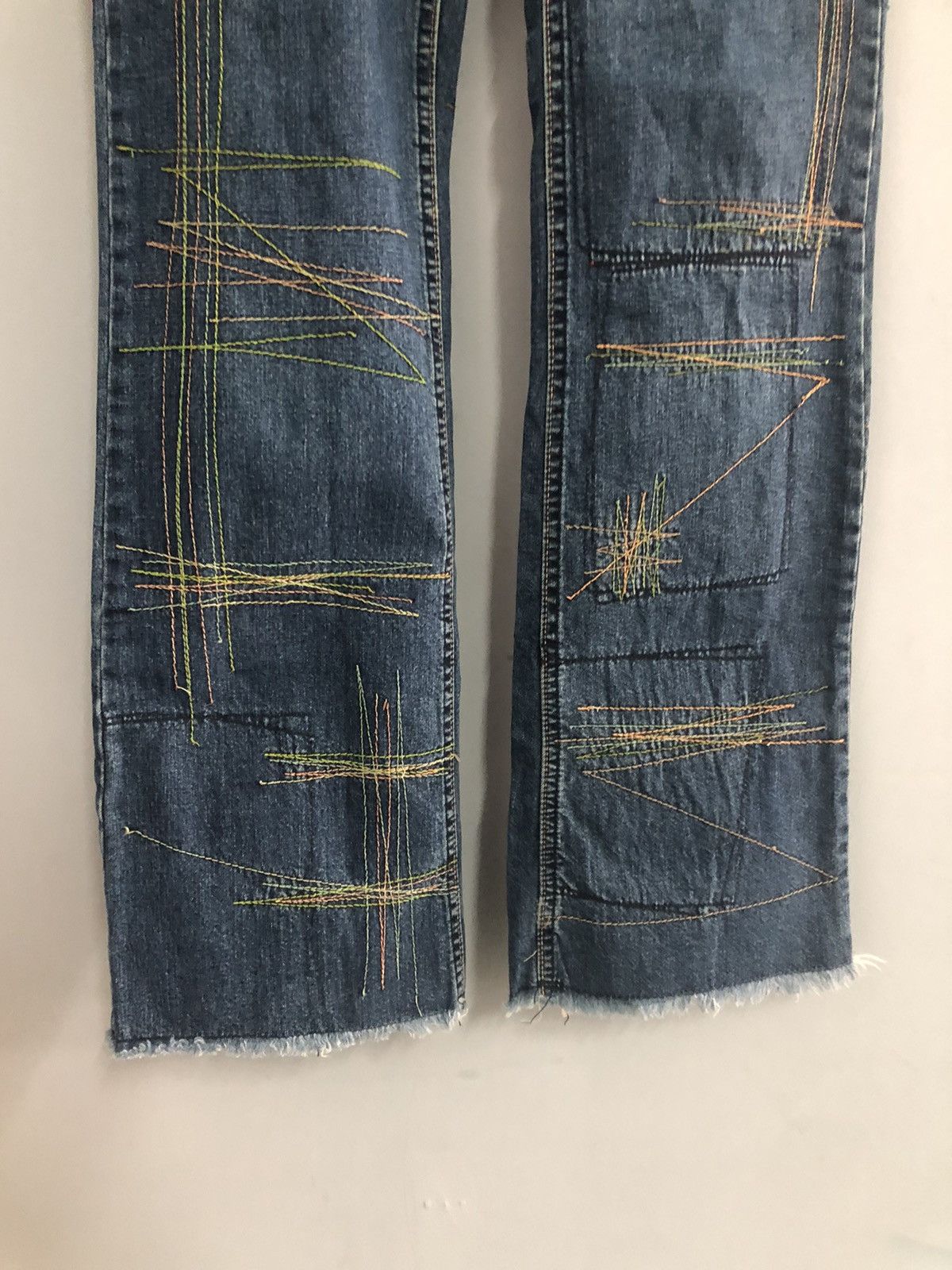 Hysteric Glamour HYSTERIC GLAMOUR Denim Pants Zigzag Distressed Style Japan Size US 28 / EU 44 - 4 Thumbnail