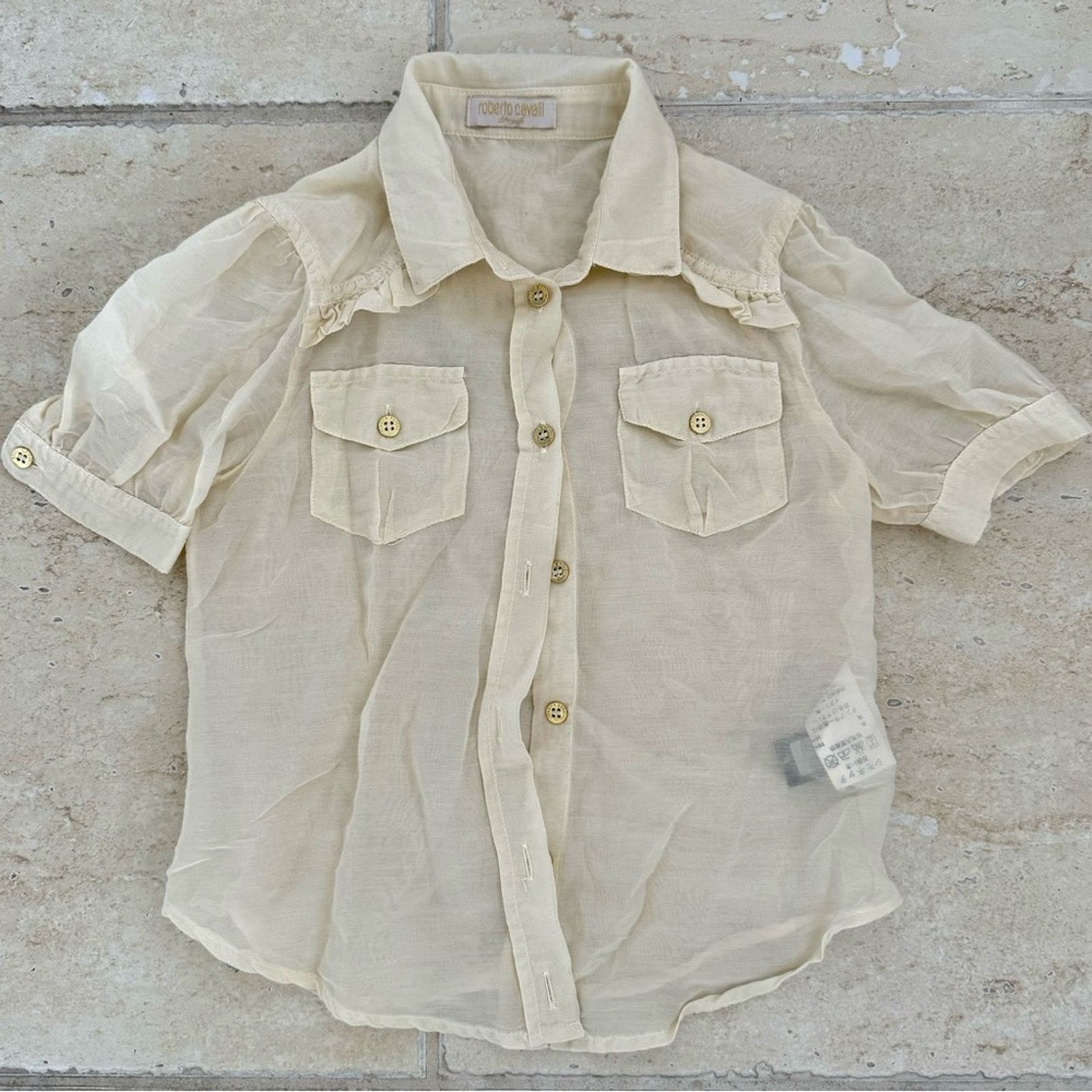 Roberto Cavalli Roberto Cavalli Shirt for Girls, Size 6/122, Cotton/Silk Size M / US 6-8 / IT 42-44 - 1 Thumbnail