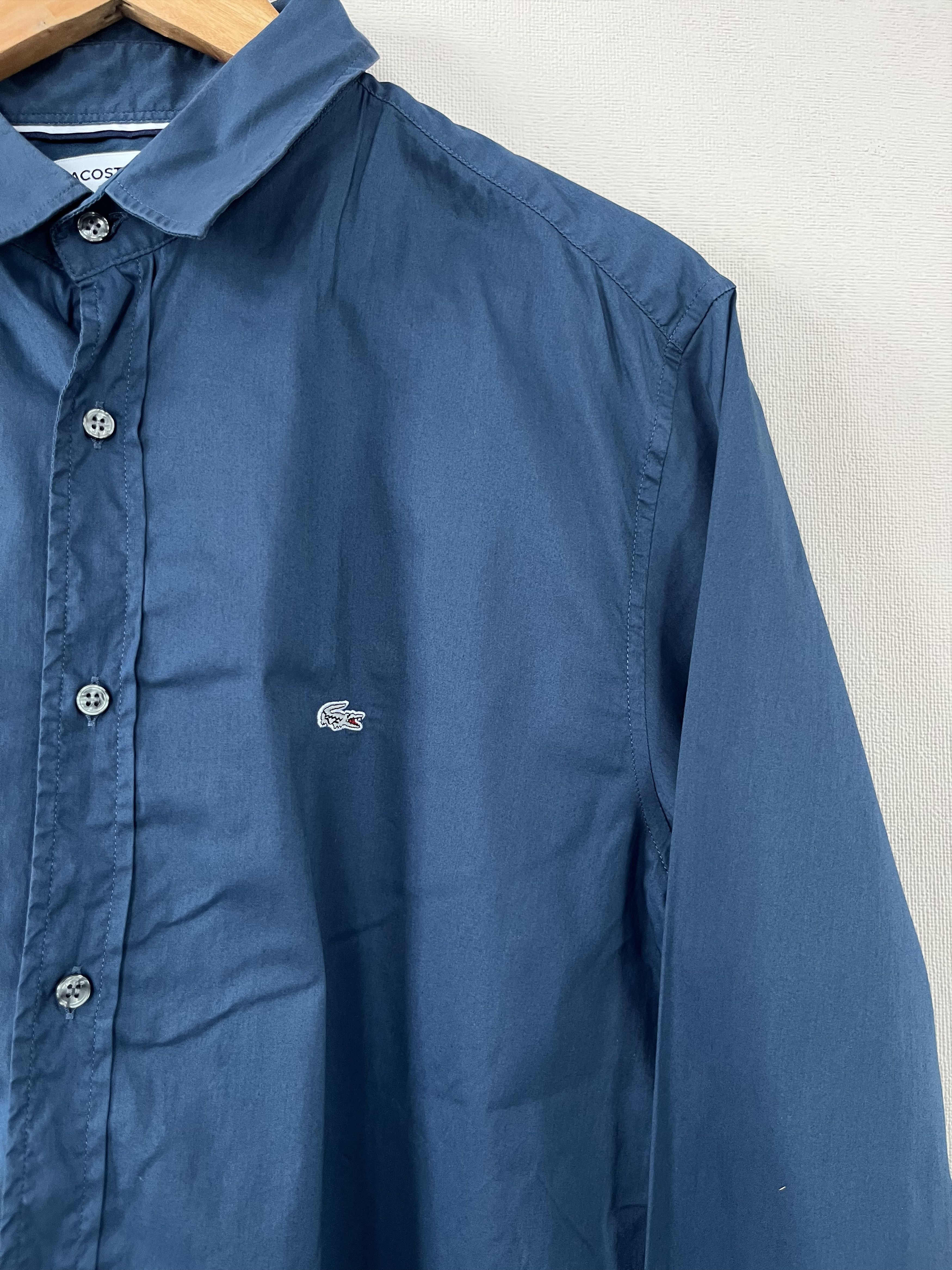 Lacoste LACOSTE SLIM FIT BUTTON DOWN SHIRT SIZE FR 42 US 16.5 Size US L / EU 52-54 / 3 - 2 Thumbnail