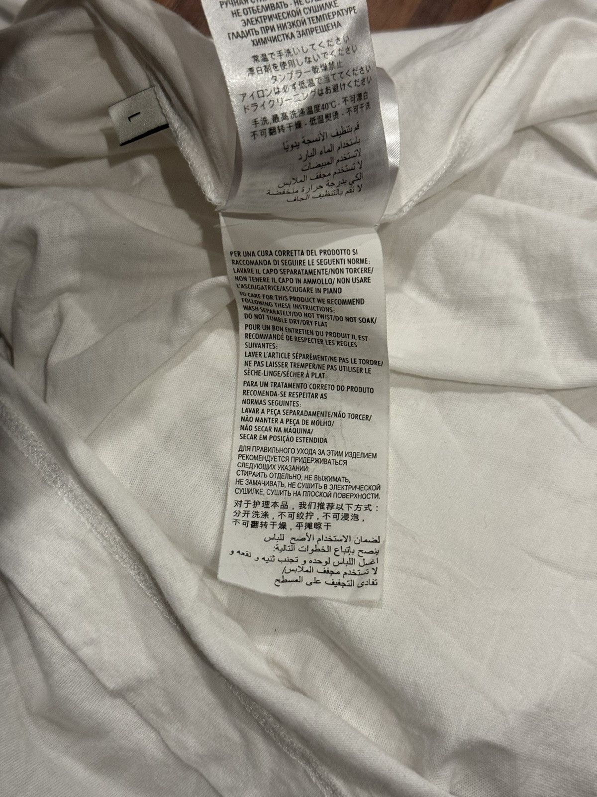 Gucci Gucci Washed Jersey Oversize T-Shirt 'White' Size US L / EU 52-54 / 3 - 12 Thumbnail