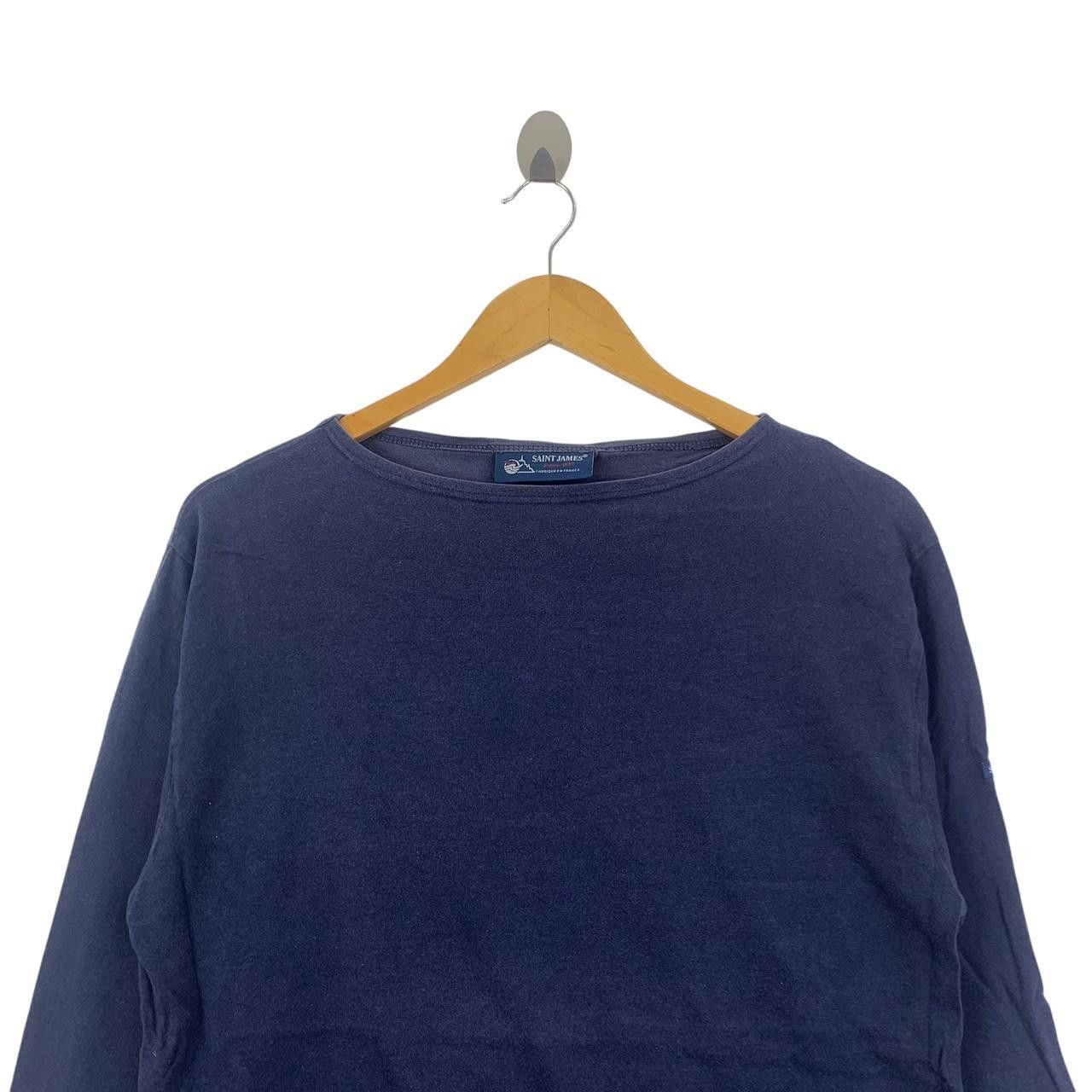 Vintage Vintage SAINT JAMES Made In France Plain Tee Shirt Size M / US 6-8 / IT 42-44 - 2 Thumbnail