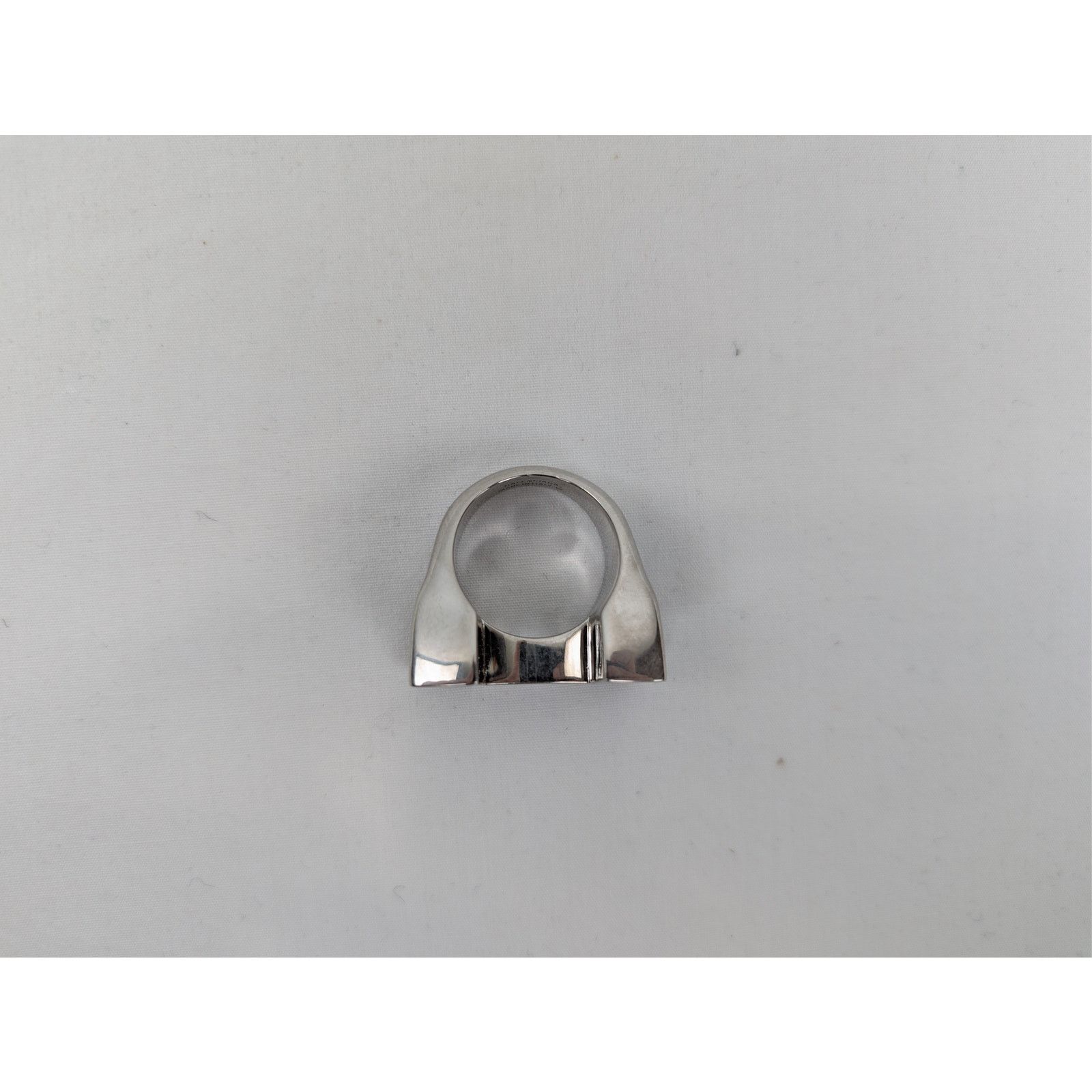 Balenciaga × Under Armour o1rshd1 Size: 62 / Recycled Brass Signature Ring in Silver Size ONE SIZE - 3 Thumbnail