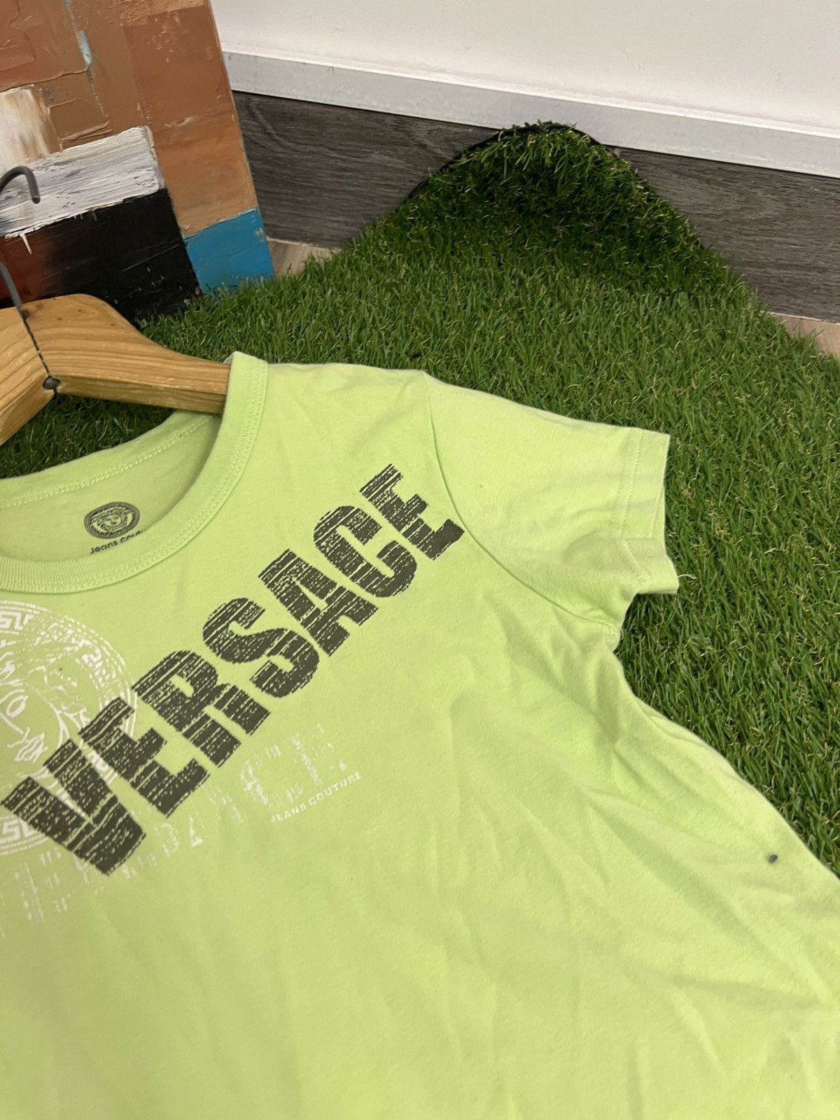 Versace Jeans Couture Versace Jeans Couture Big Logo T-Shirt Y2K Size S / US 4 / IT 40 - 3 Thumbnail