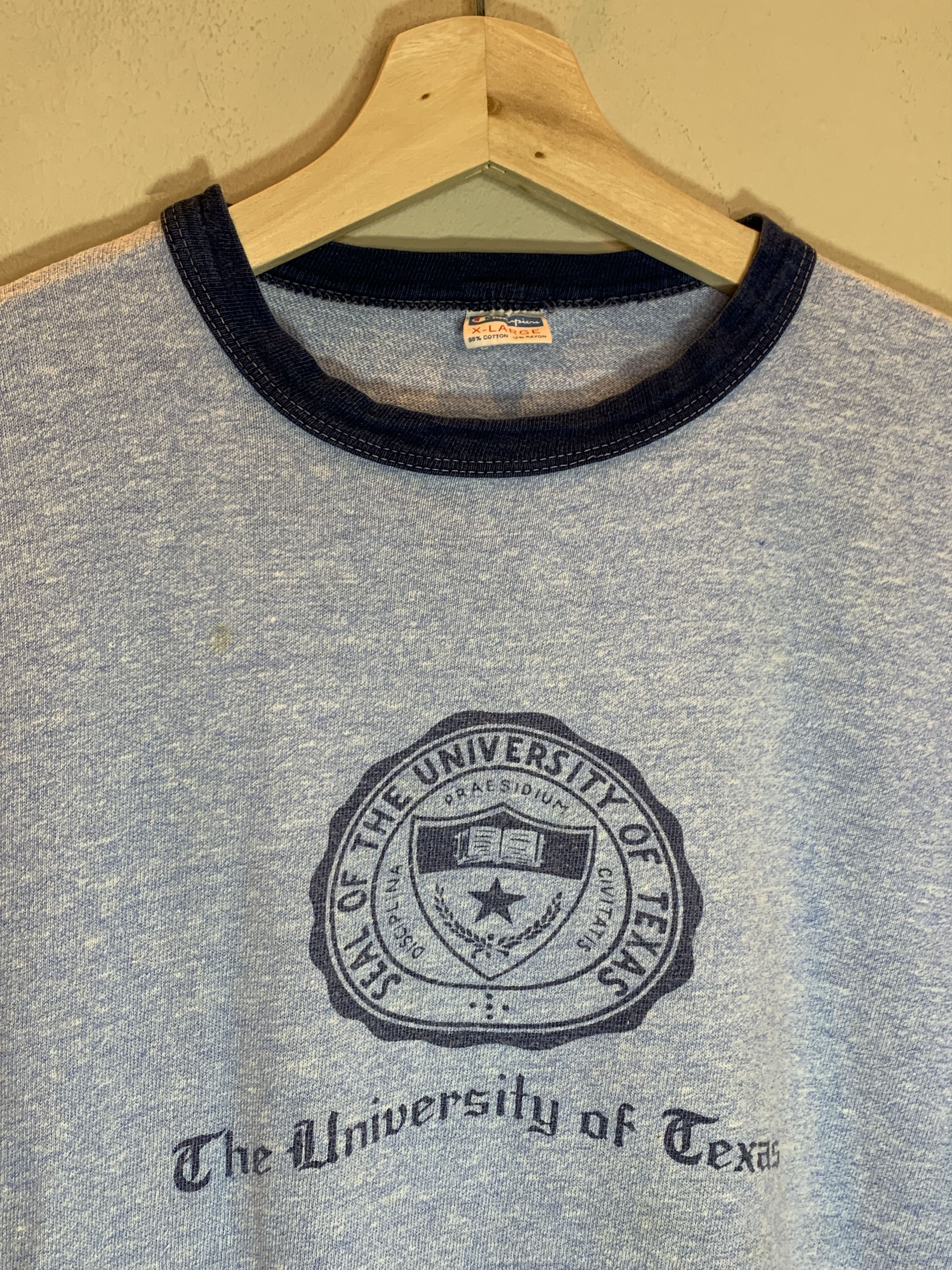 Champion RARE* Vintage 70’s University Texas Champion Longhorns Shirt Size US XL / EU 56 / 4 - 2 Thumbnail
