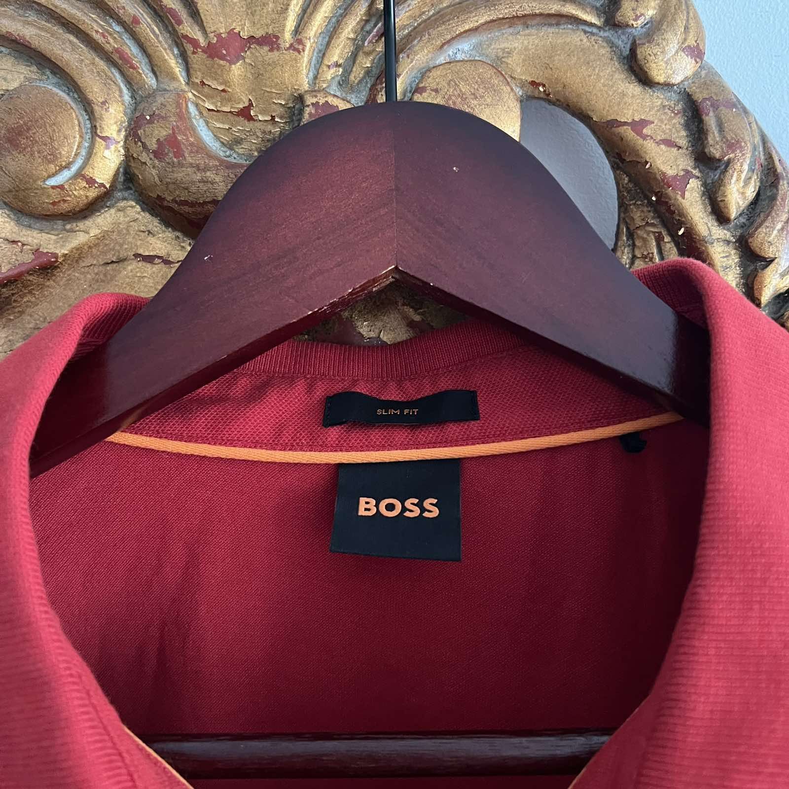 Hugo Boss Men’s Polo Shirts Hugo Boss Red Size: L Size US L / EU 52-54 / 3 - 5 Thumbnail