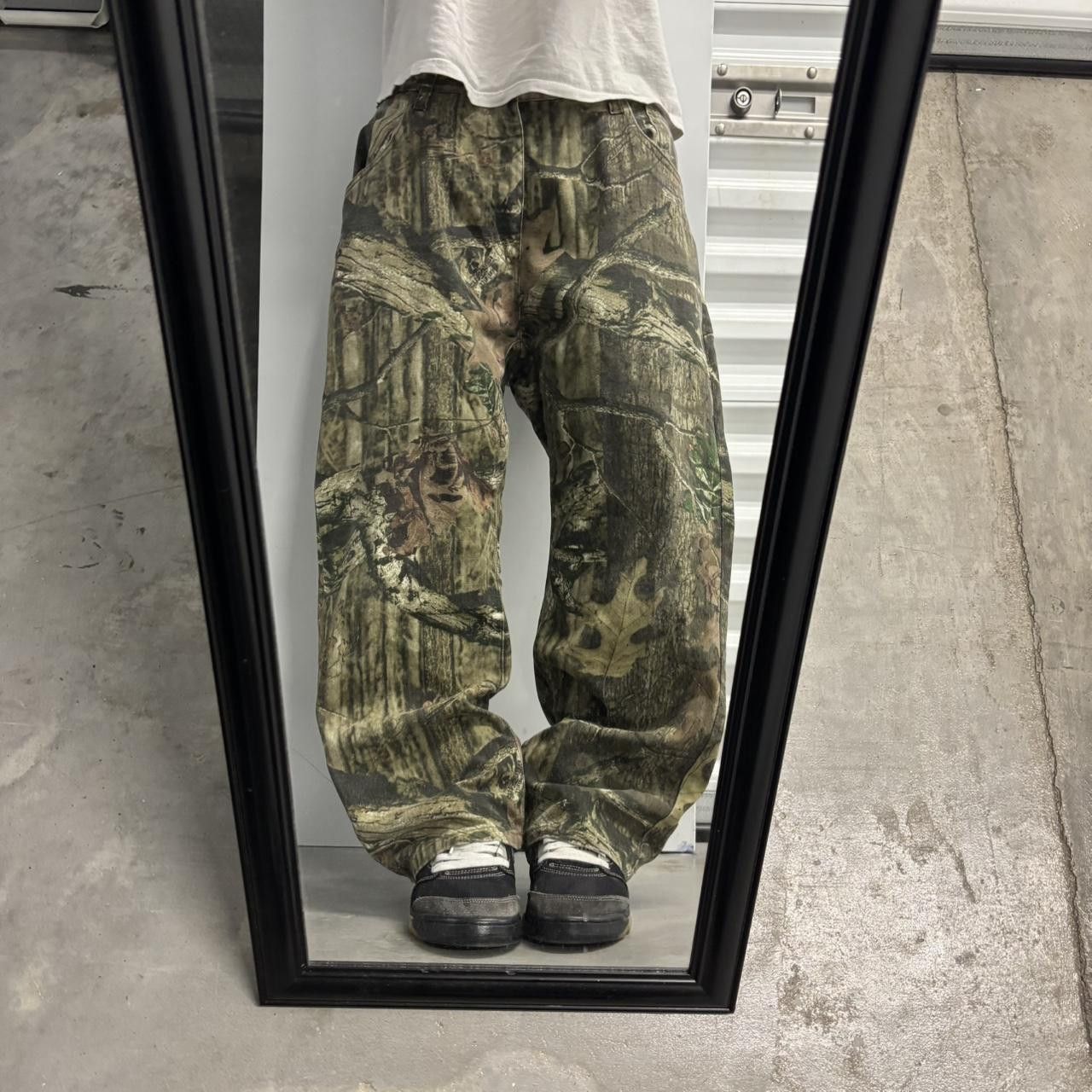 Mossy Oaks Crazy Vintage Y2K/2000s Baggy Mossy Oak Real Tree Camo Streetwear Skater Pants! 36x24 Size US 36 / EU 52 - 1 Thumbnail